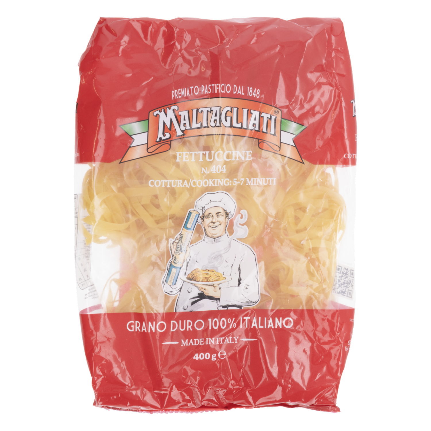 Pasta De Fideo Fettuccine MALTAGLIATI 400 G