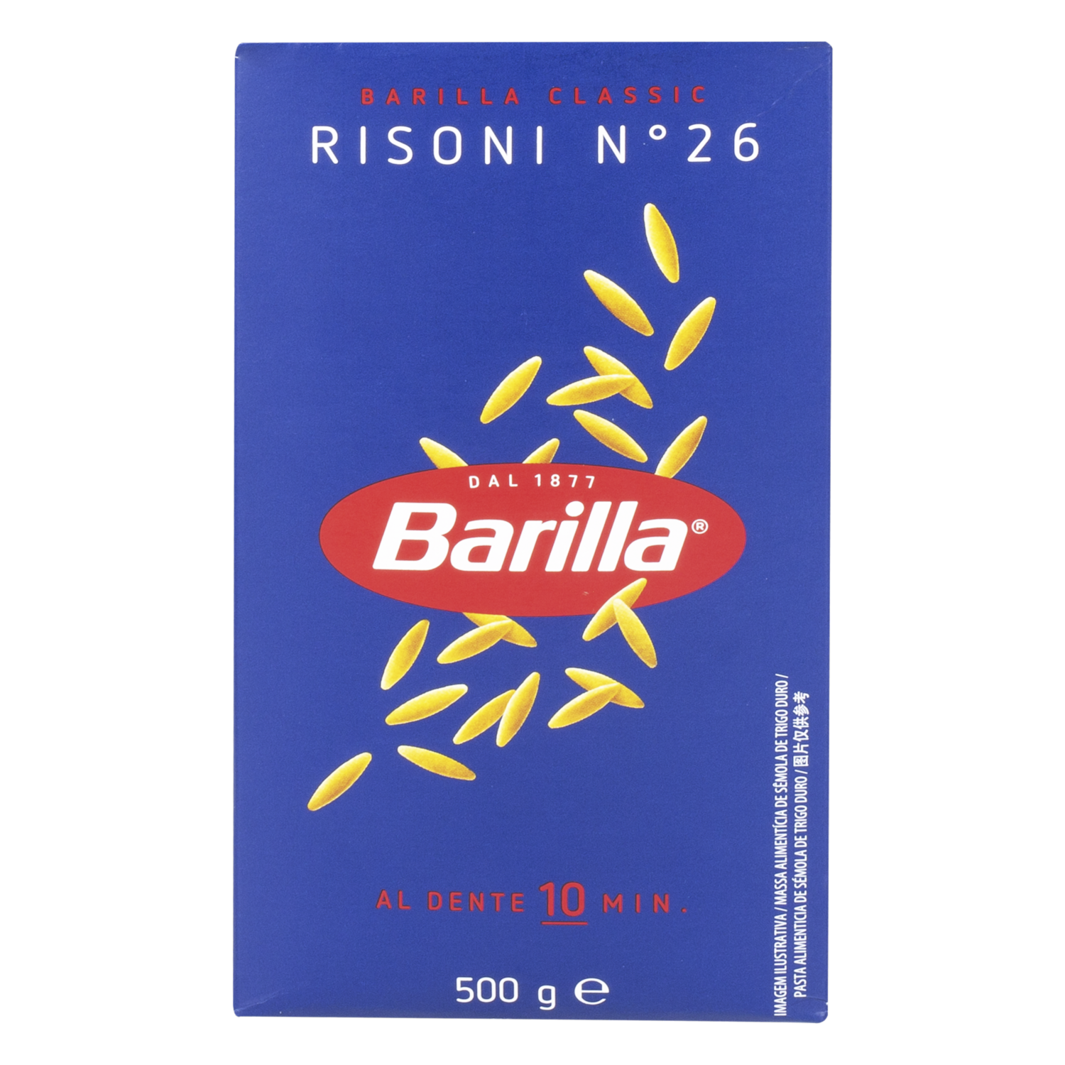 Pasta Di Sémola Risoni BARILLA 500 G