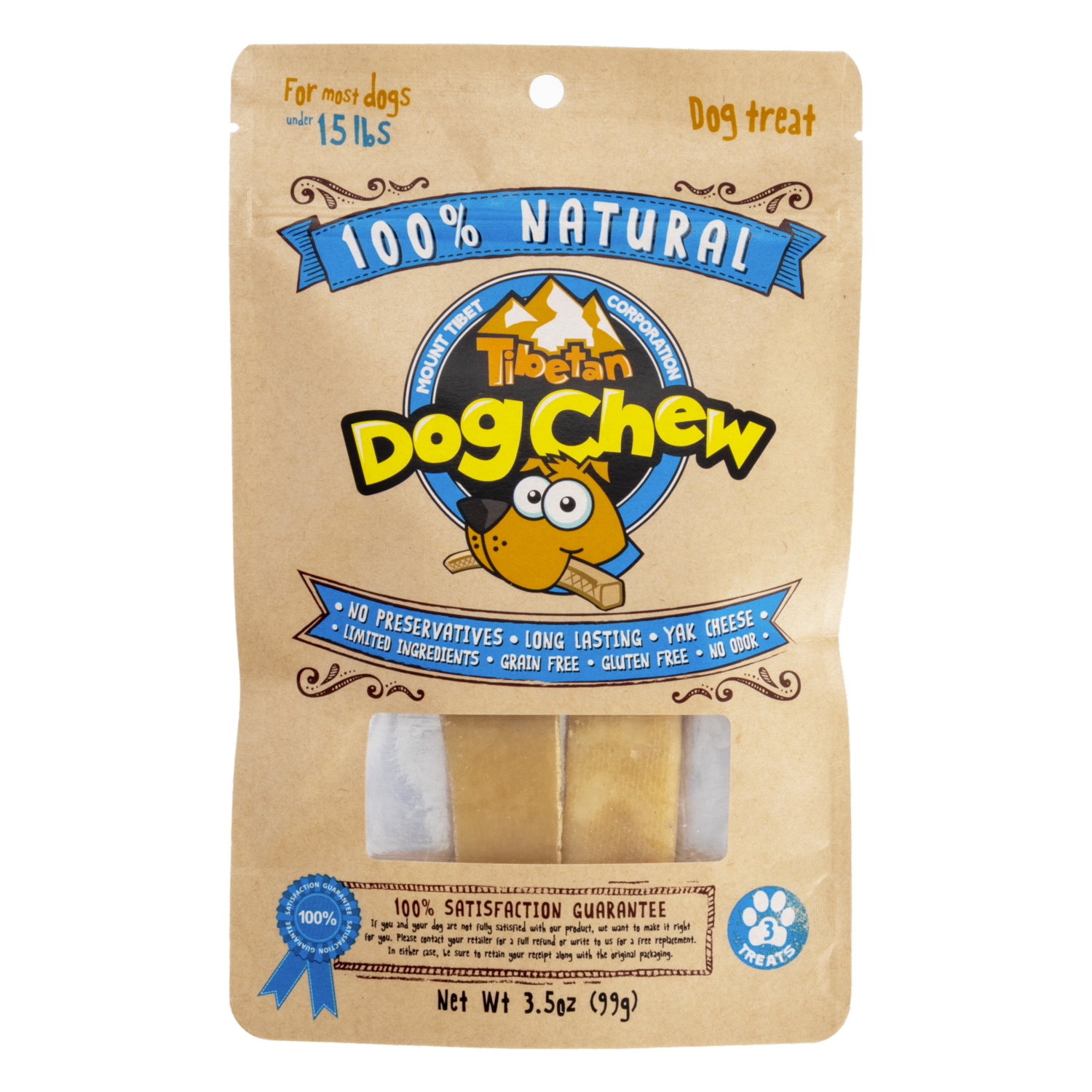 Snack Para Perros Chew Chesse DOG TREATS 99.22 G