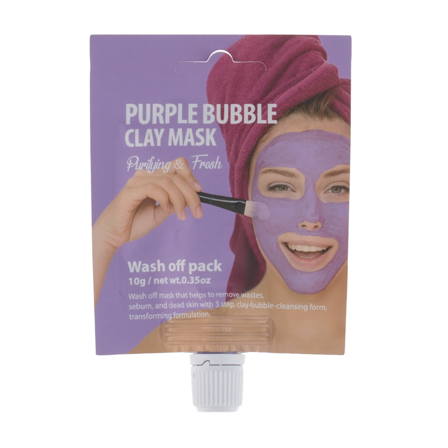 Mascarilla Facial Lab De Arcilla Morada SHE’S LAB 10 G