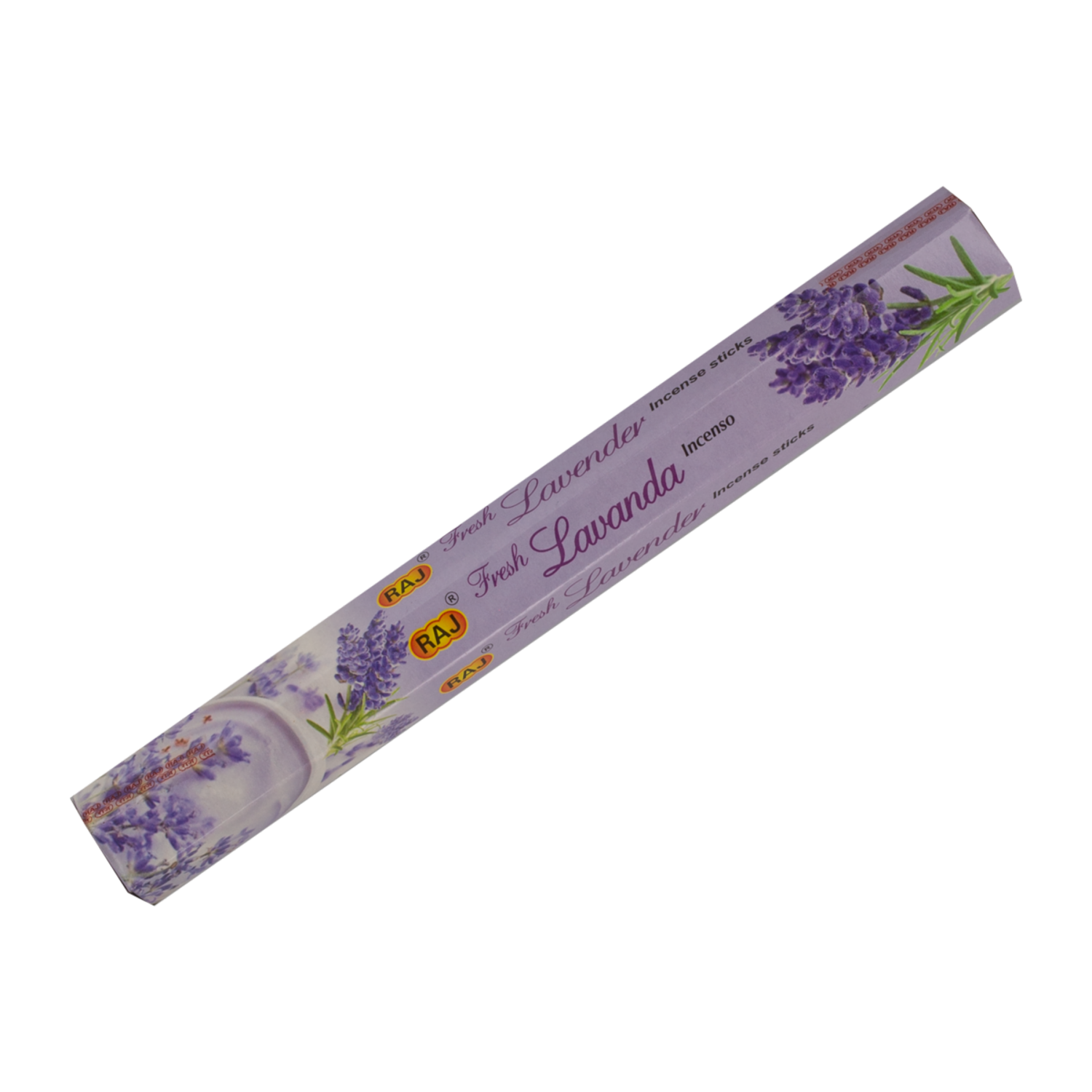 Incienso Hexagonal Lavanda Fresh RAJ X 20 Uds