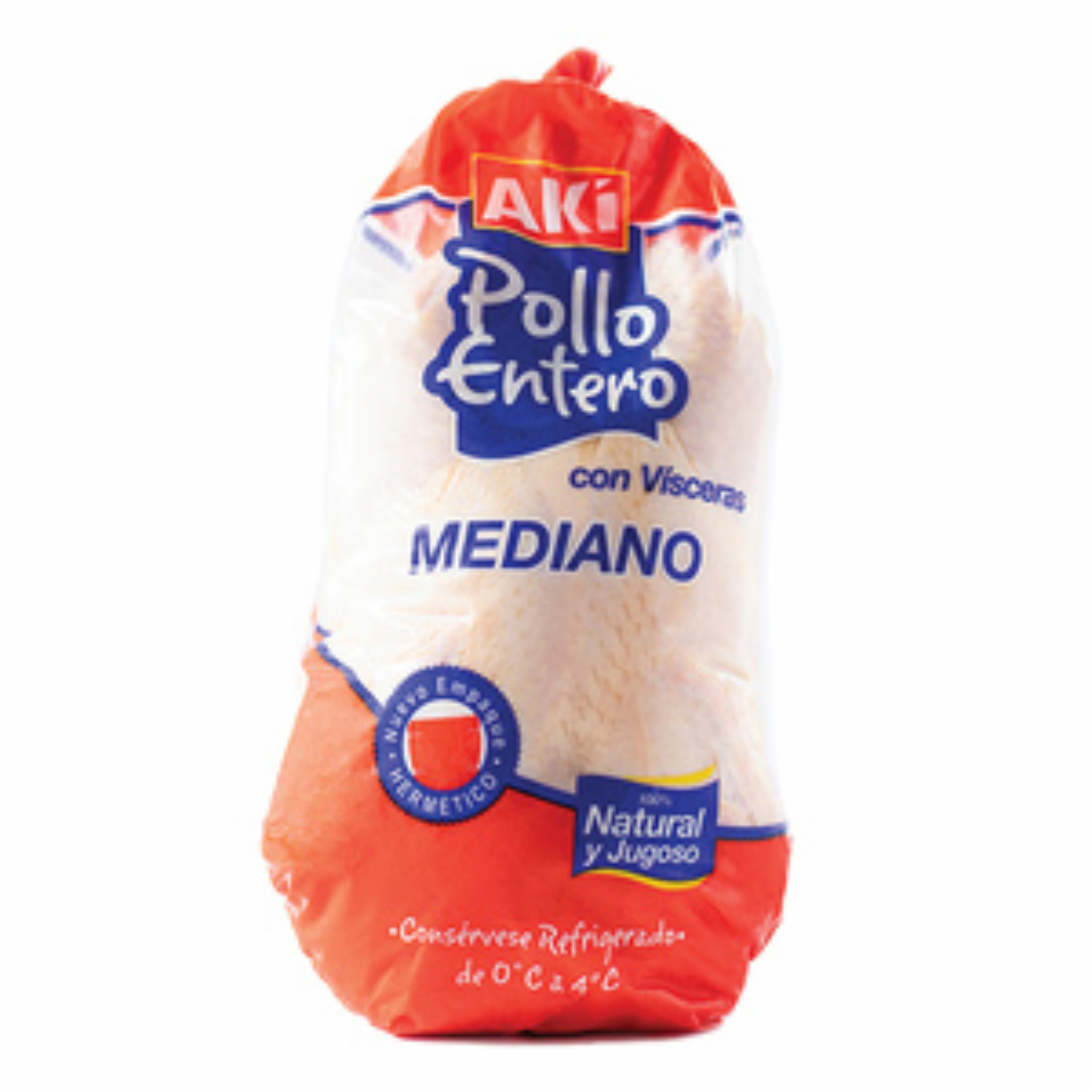 Pollo Mediano Con Menudencia AKÍ Al Peso