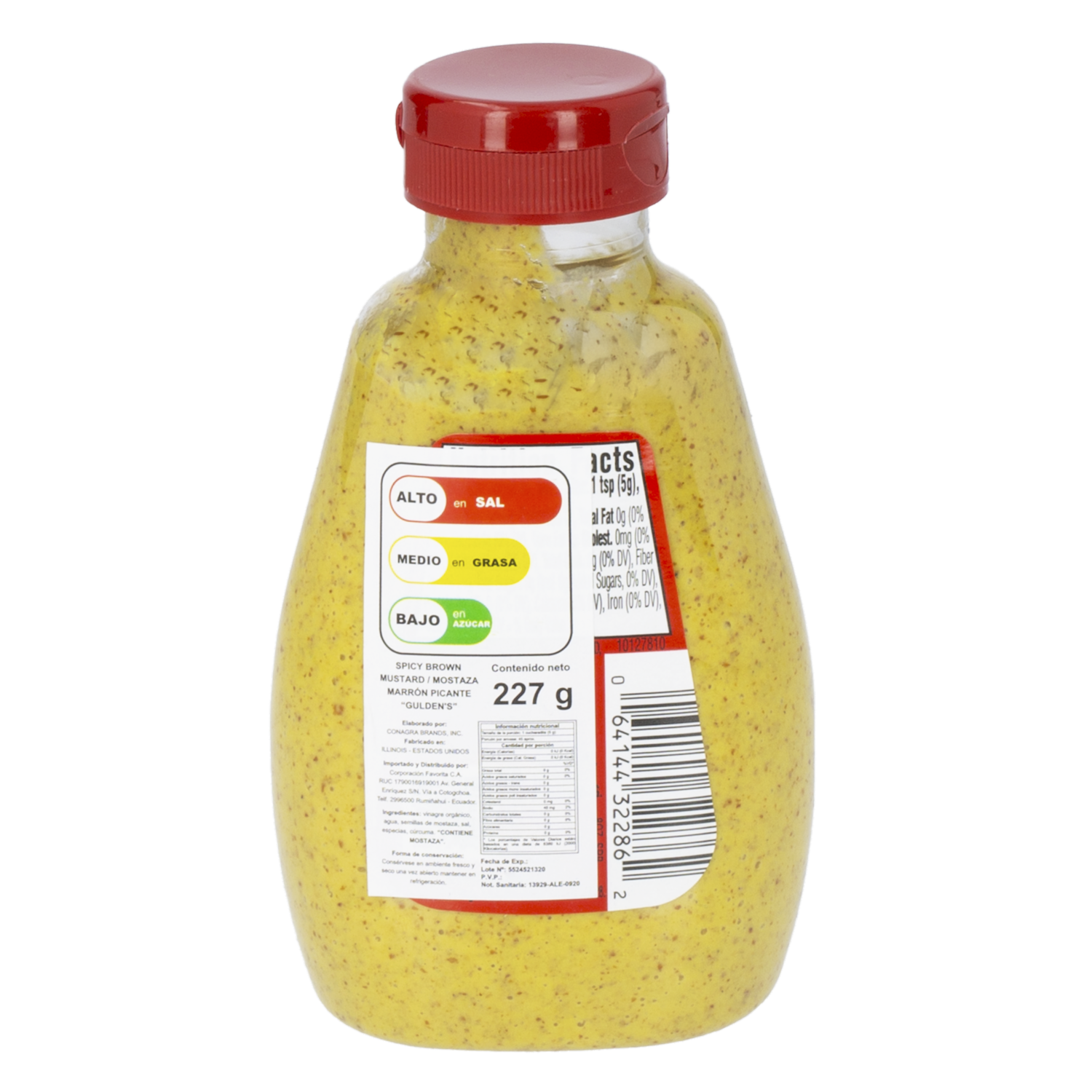Mostaza Marron Picante GULDEN 227 G