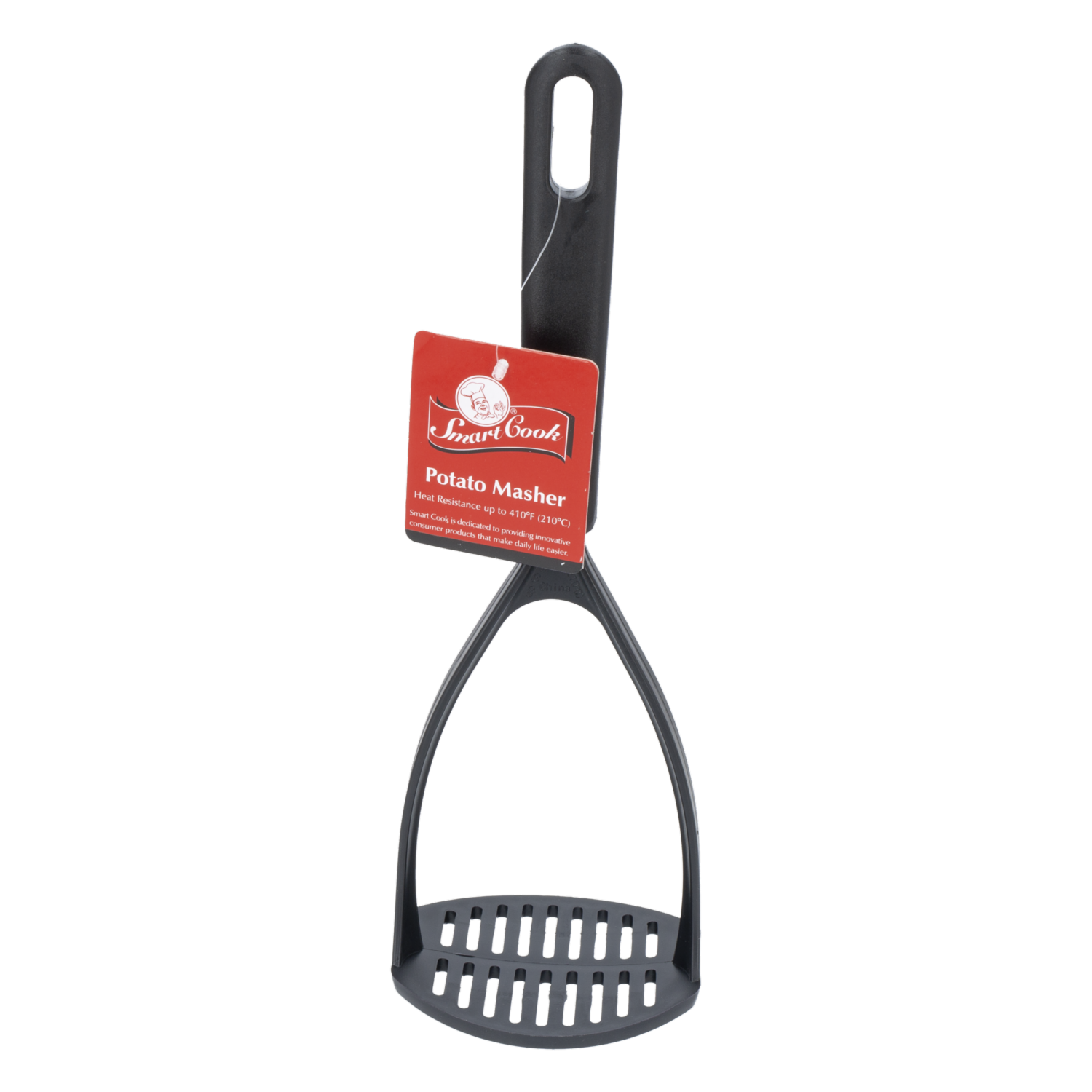 Aplastador De Papa Plástico Negro HOME ESSENTIALS Unidad