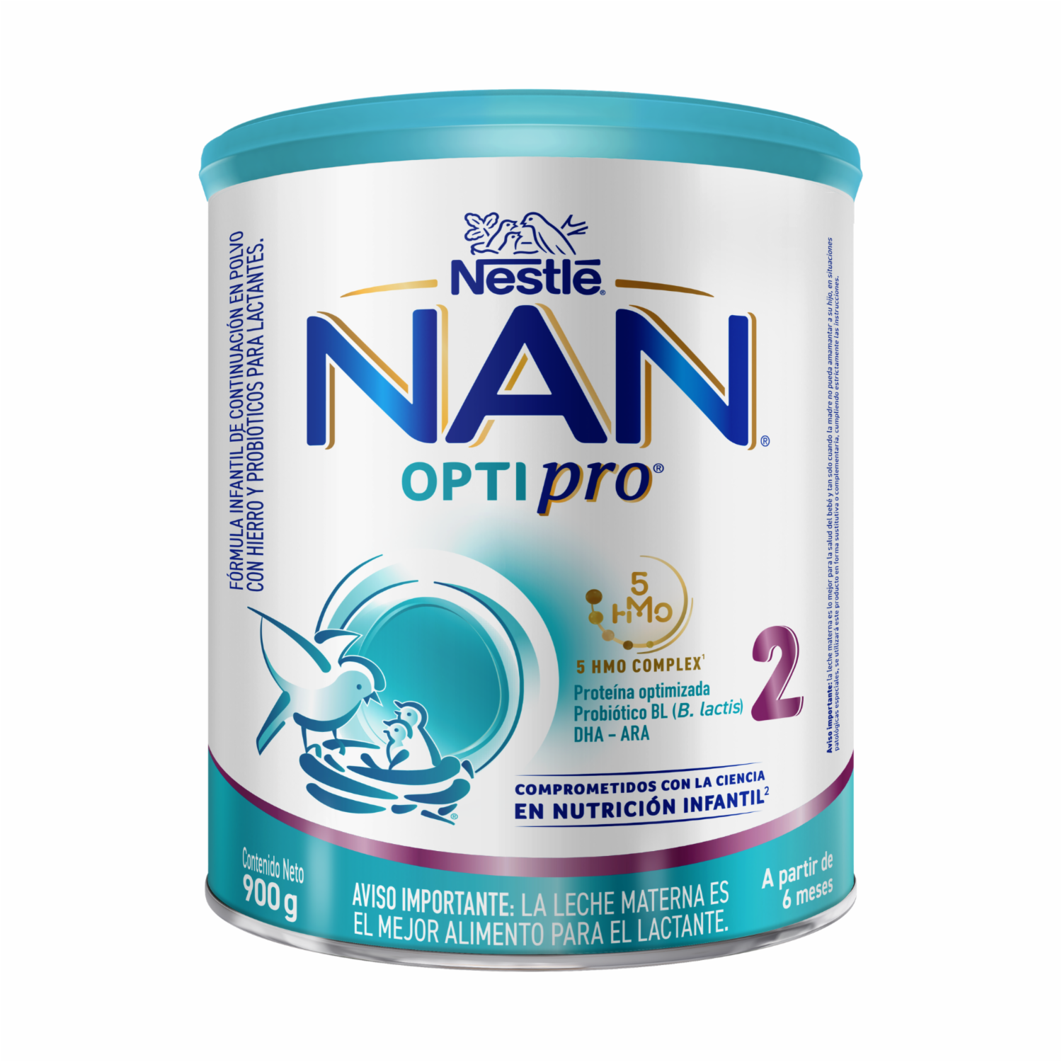 Fórmula Infantil Nan Optipro 2 NESTLÉ 900 G