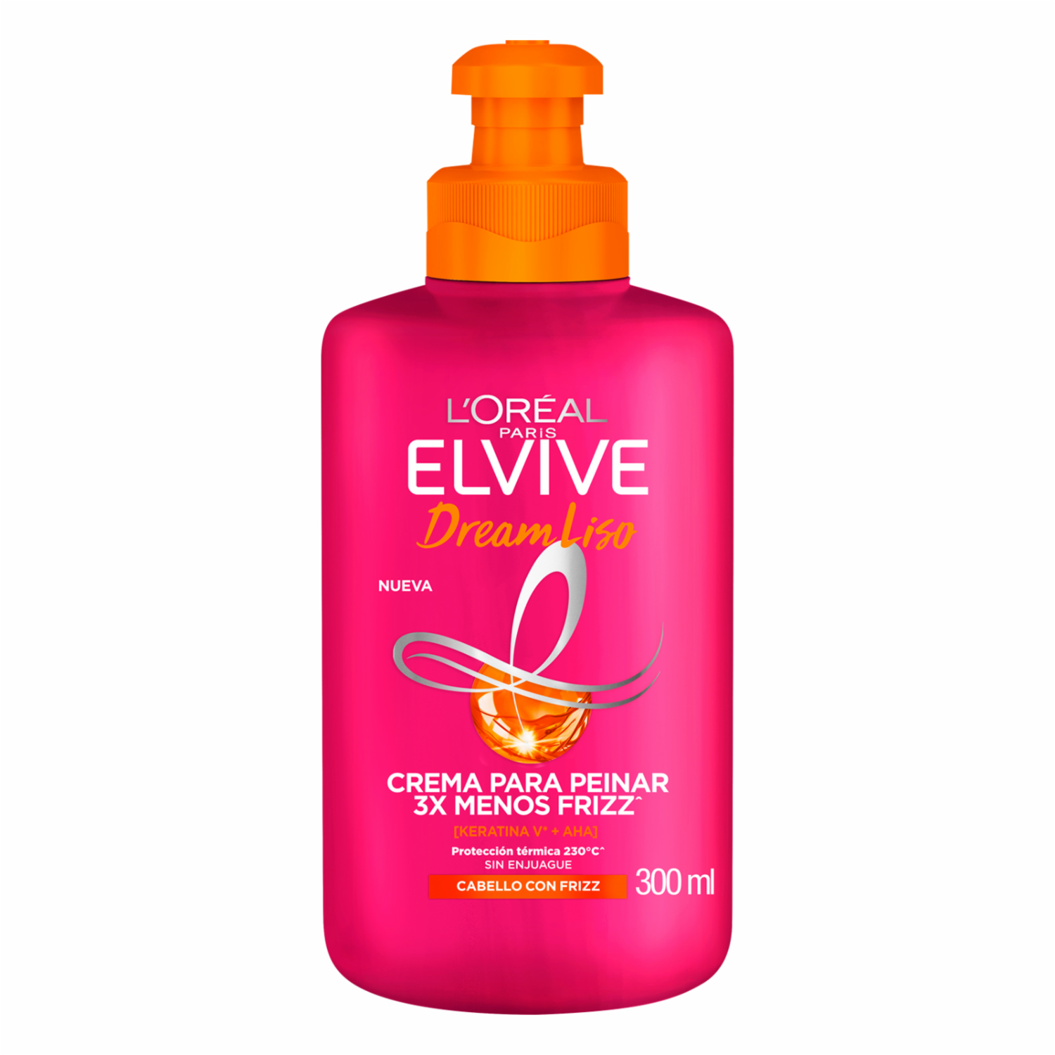 Crema Para Peinar Dream Liso ELVIVE L’ORÉAL 300 Ml