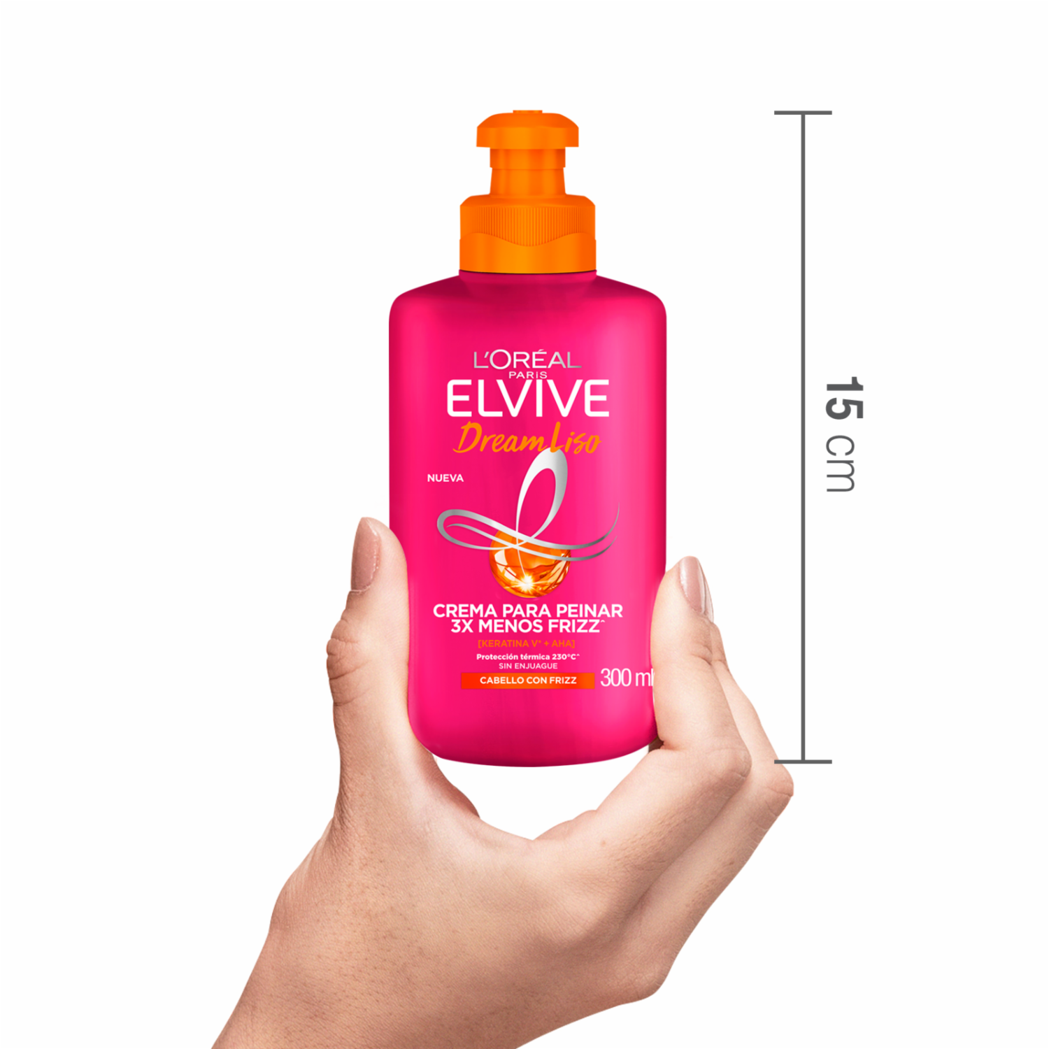 Crema Para Peinar Dream Liso ELVIVE L’ORÉAL 300 Ml