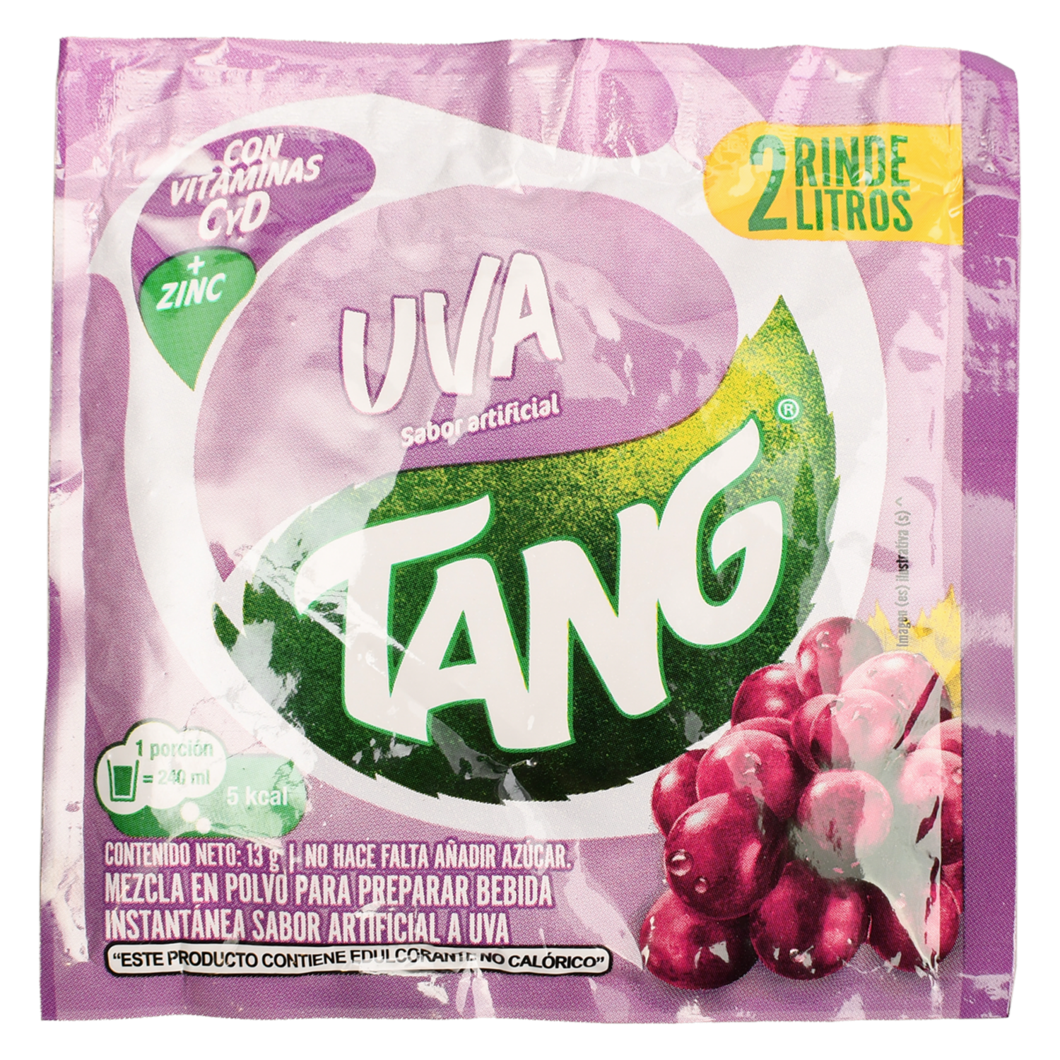 Mezcla En Polvo Para Prepara Bebida Sabor A Uva TANG 13 G