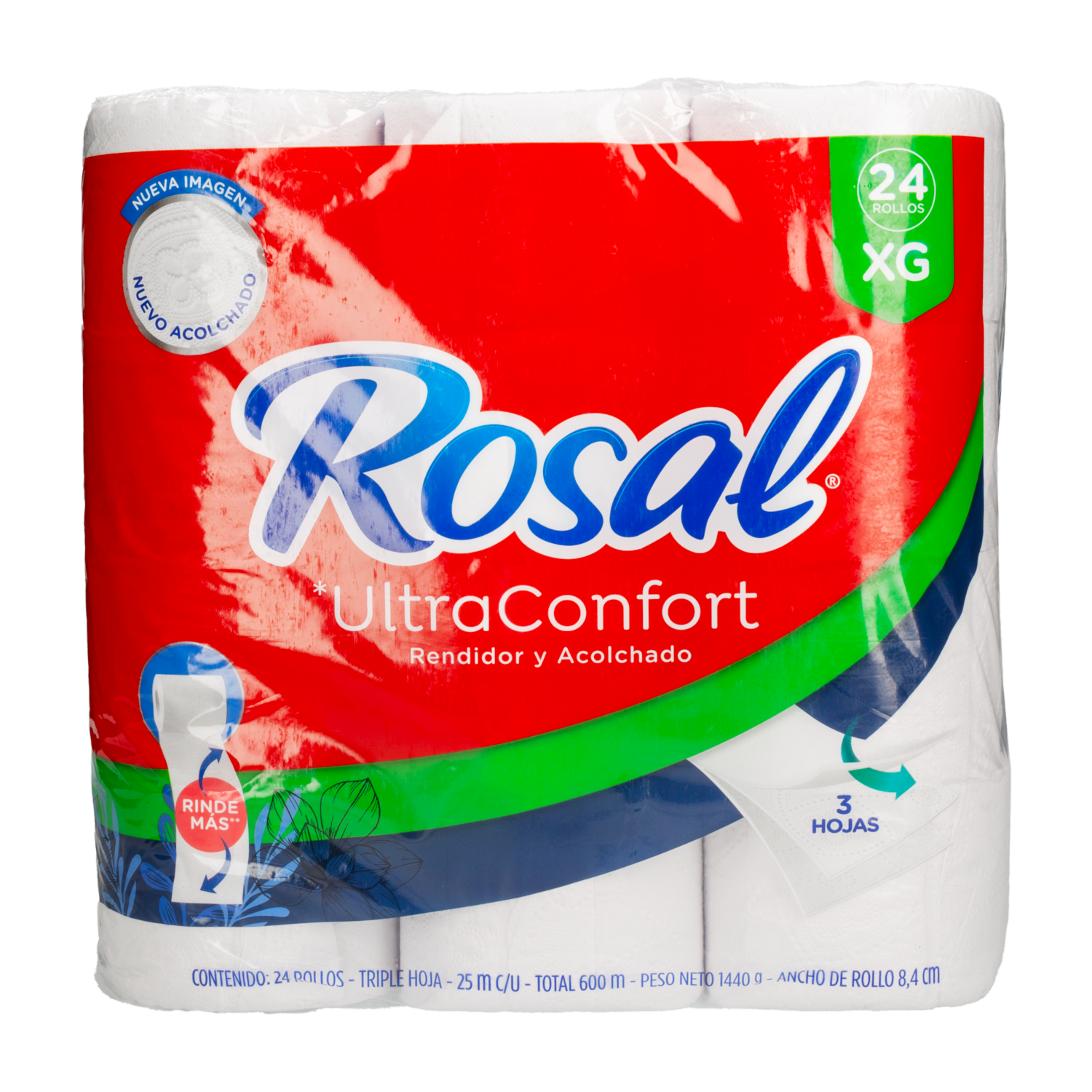 Papel Higiénico Ultra Confort ROSAL X 24 Uds