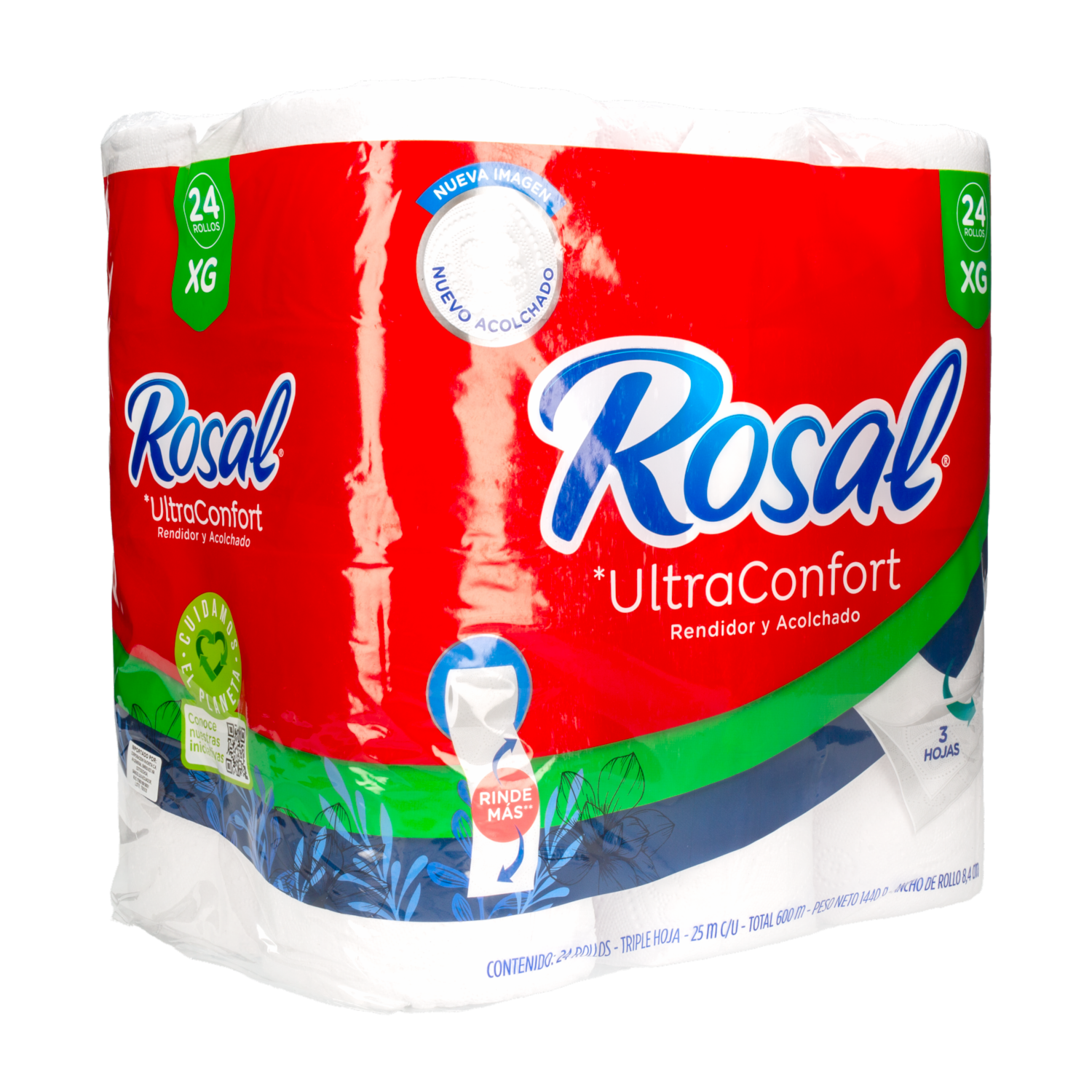 Papel Higiénico Ultra Confort ROSAL X 24 Uds