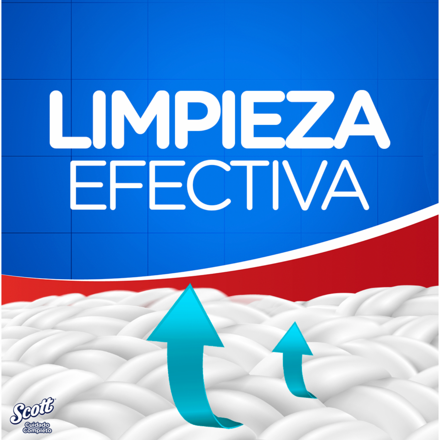 Papel Higiénico Cuidado Completo 3H SCOTT 4 Rollos