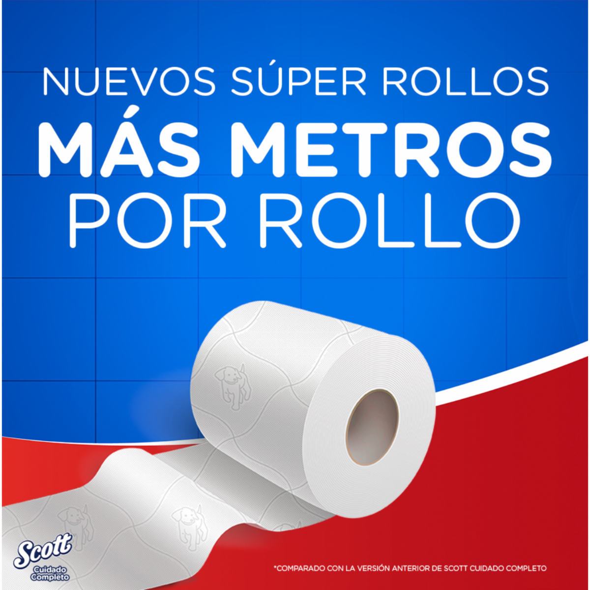 Papel Higiénico Cuidado Completo 3H SCOTT 4 Rollos