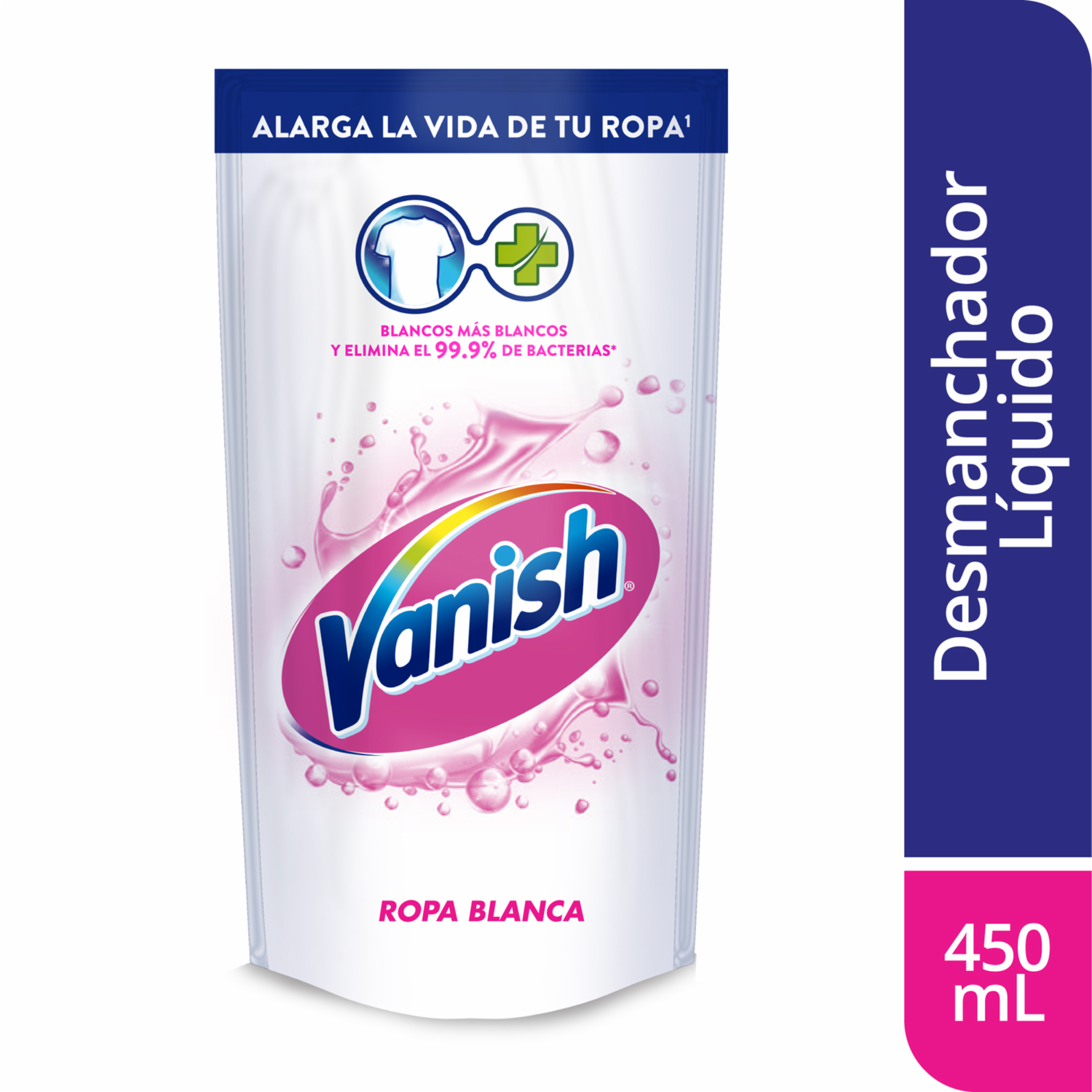 Quitamanchas Blanco Líquido Doy Pack VANISH 450 Ml