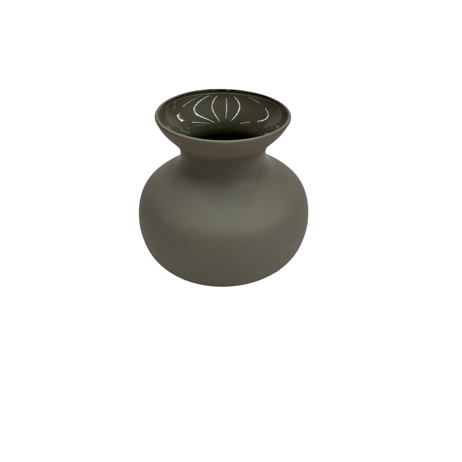 Florero Decorativo Gera Barú Gris Oscura OTÚN Unidad