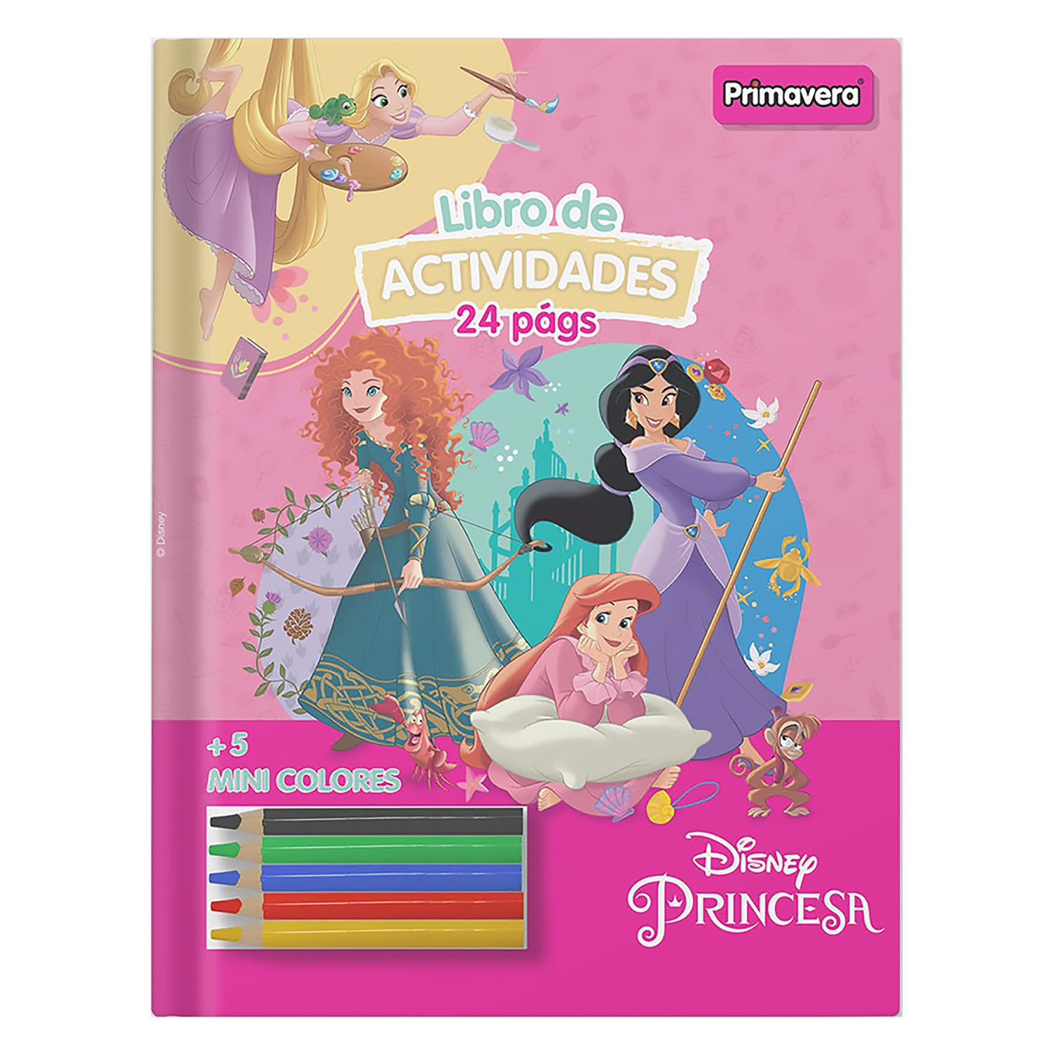 Set Libro Actividades Disney Nina PRIMAVERA 21,5X28X0,3Cm