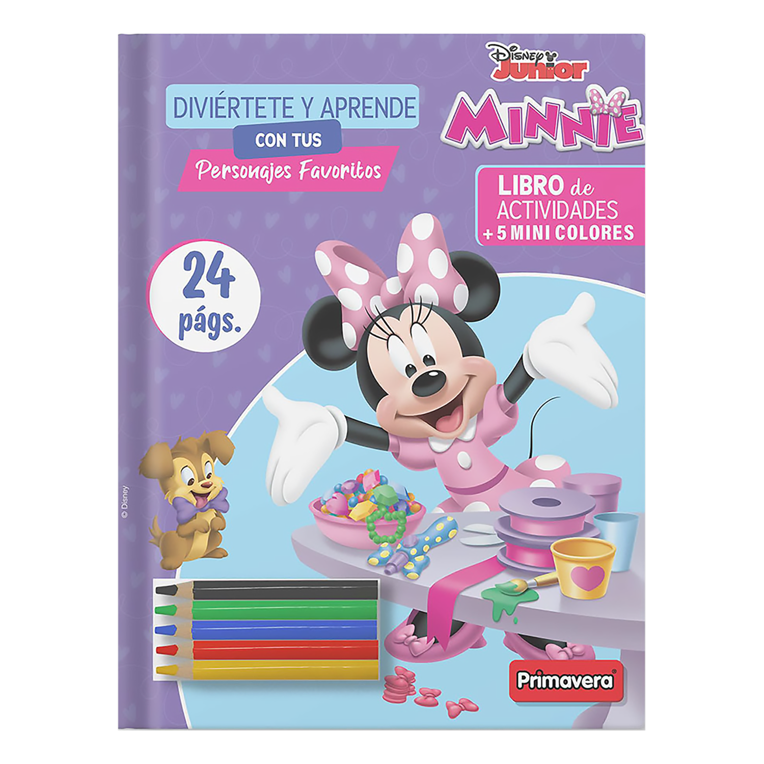 Set Libro Actividades Disney Nina PRIMAVERA 21,5X28X0,3Cm