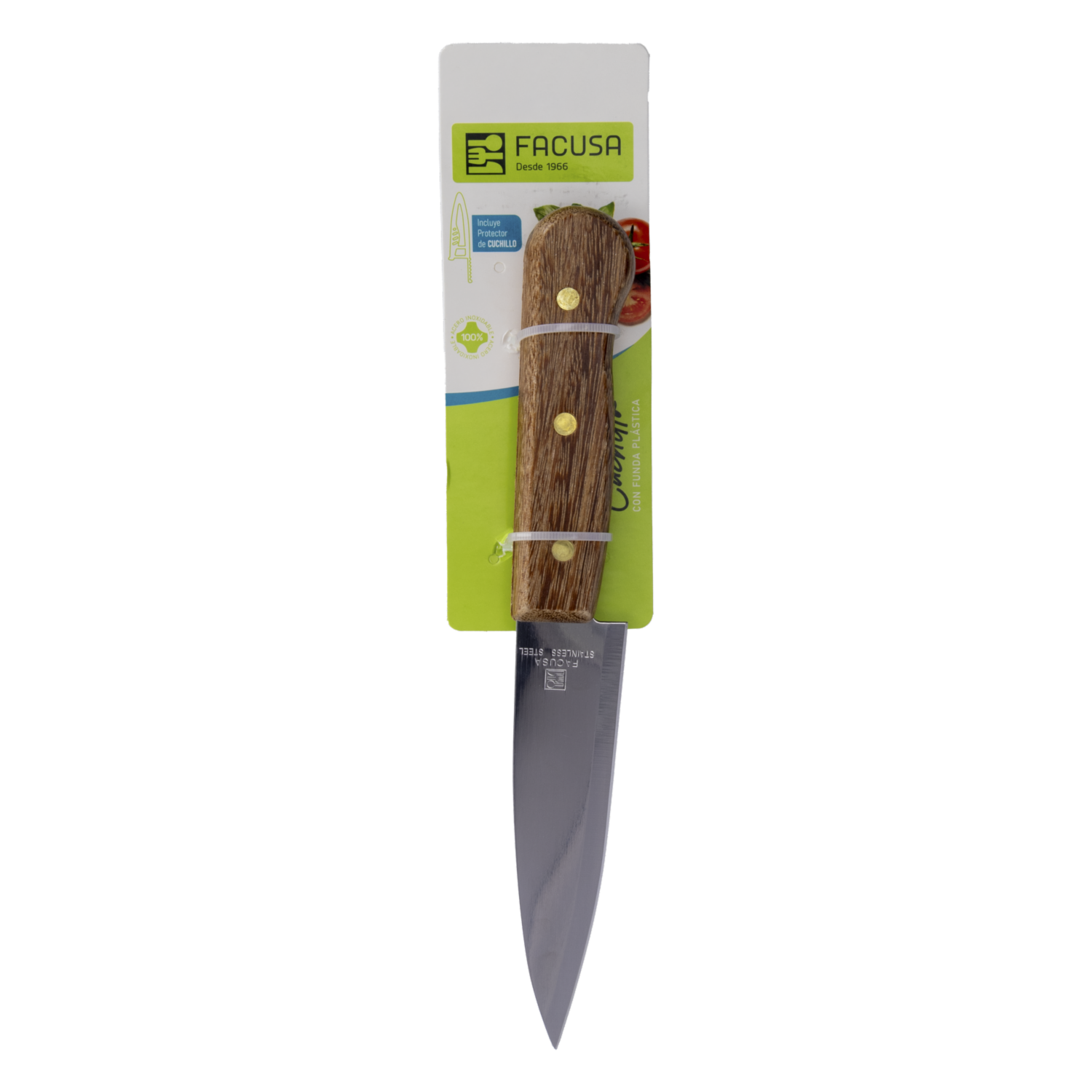 Cuchillo De Cocina Mango De Madera FACUSA N5