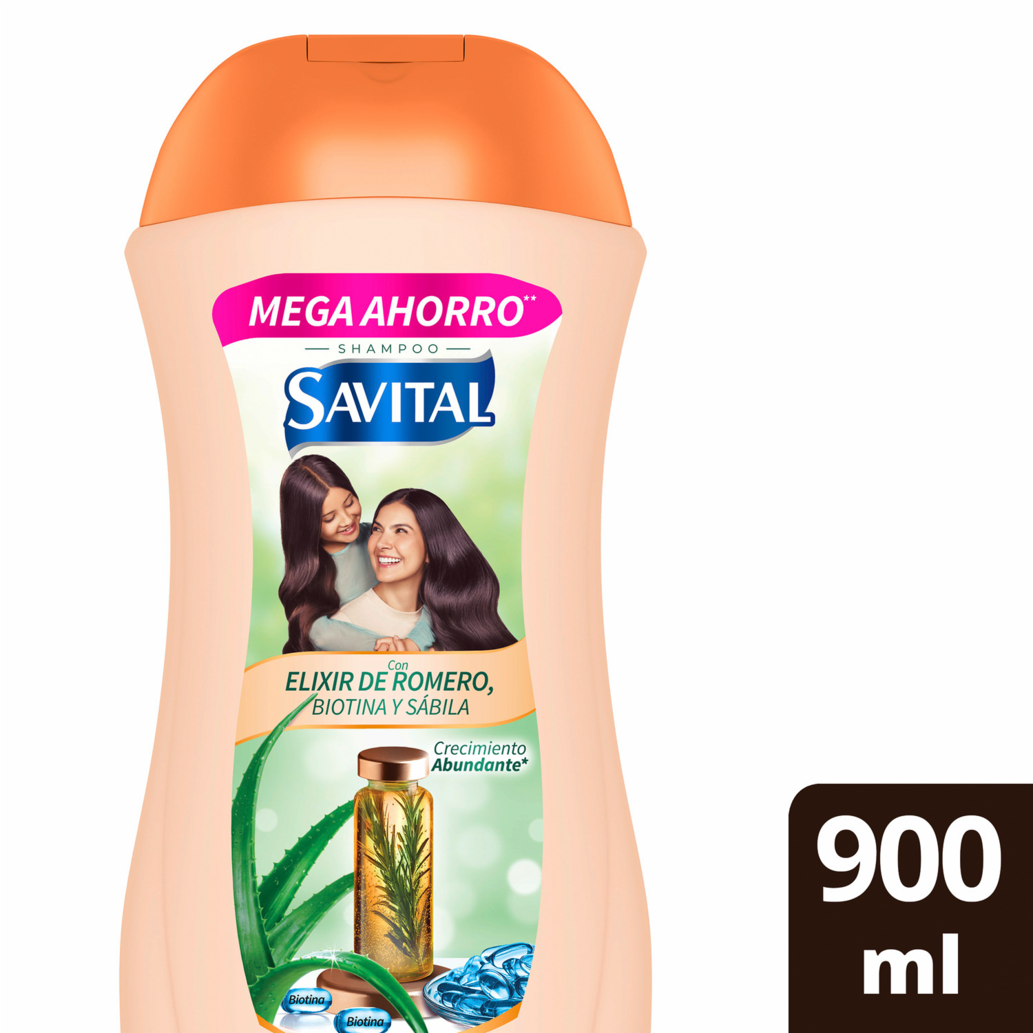 Shampoo De Cabello Crecimiento abundante SAVITAL 900 Ml
