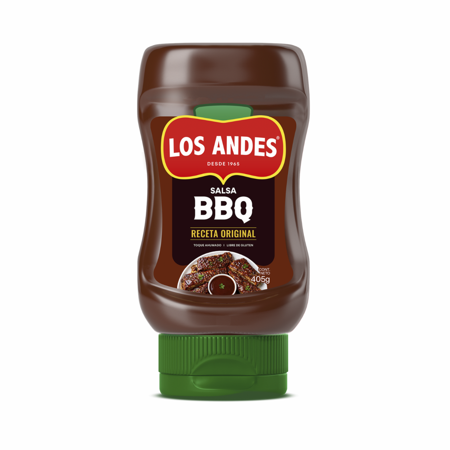 Salsa Bbq Receta Original LOS ANDES Squeeze 405 G