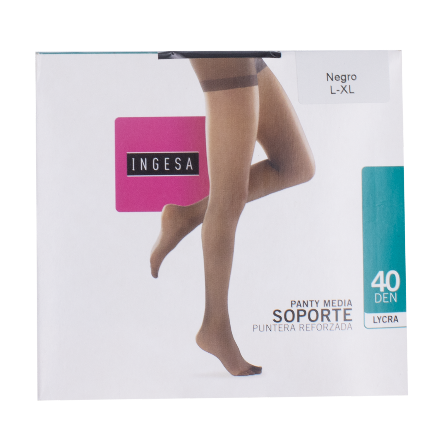 Panty Media Lycra Soporte Eurocolor 40 Den INGESA