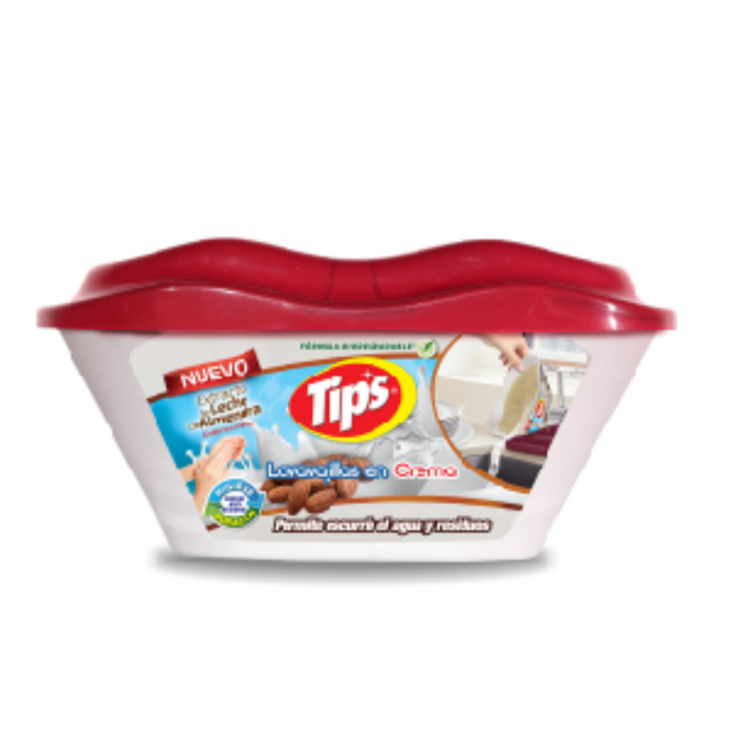 Lavavajilla En Crema Almendra TIPS 900 G