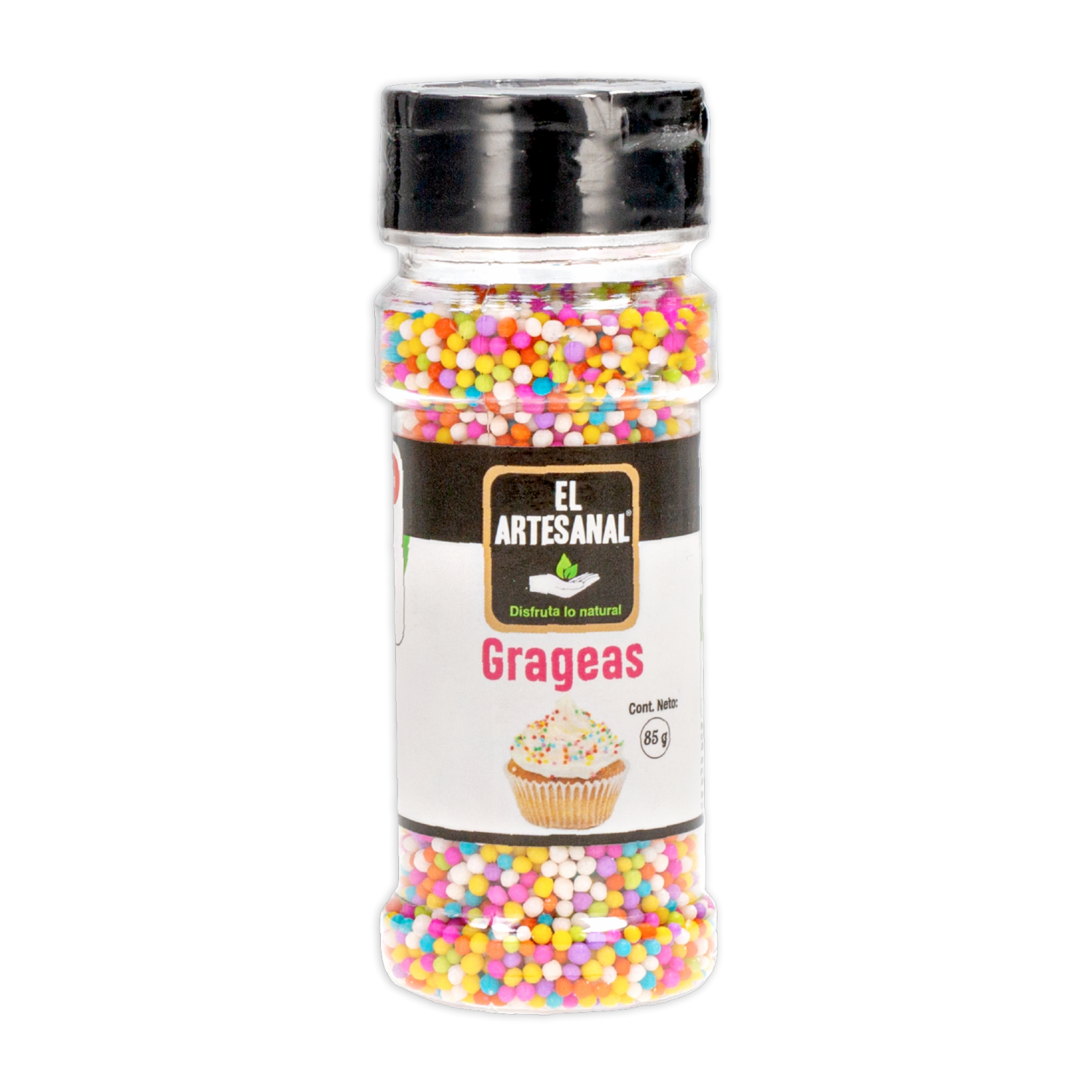 Grageas De Colores En Frasco EL ARTESANAL 85 G