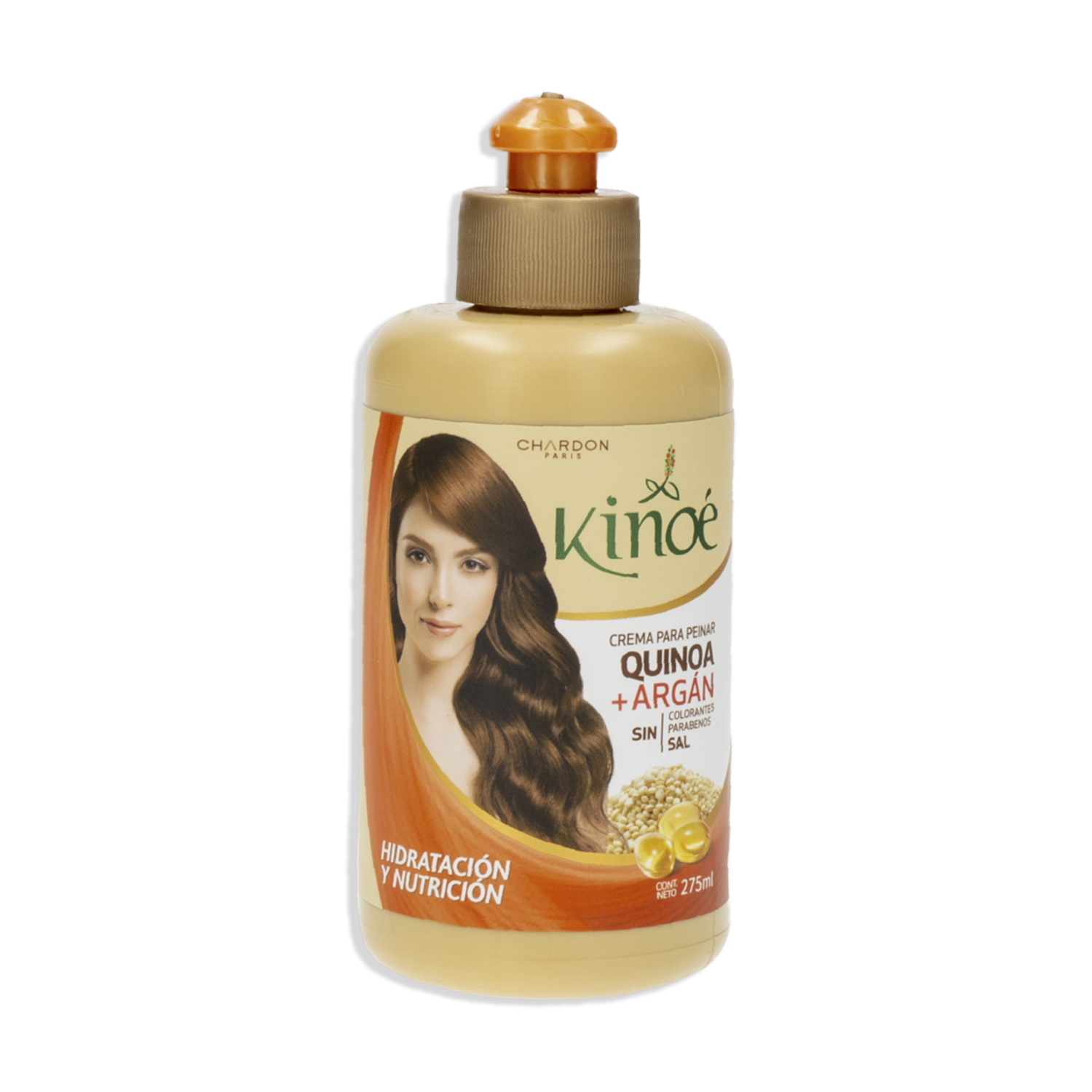 Crema Para Peinar Argán Hidrata Y Nutre KINOÉ 275 Ml