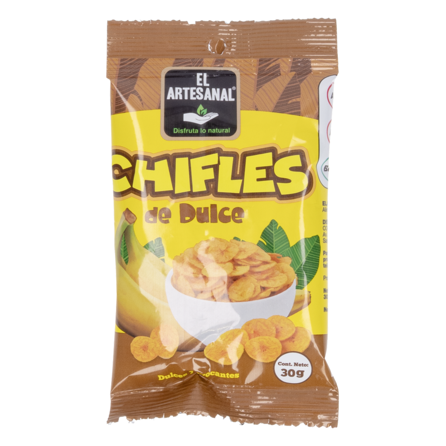 Chifle Dulce EL ARTESANAL 30 G