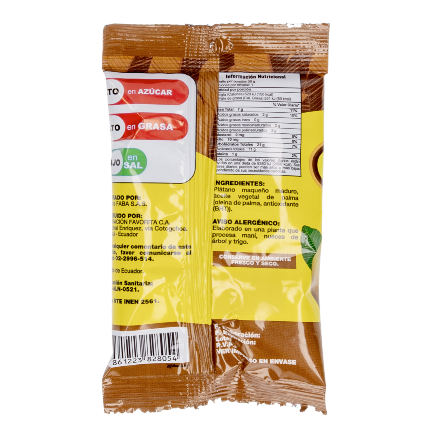 Chifle Dulce EL ARTESANAL 30 G