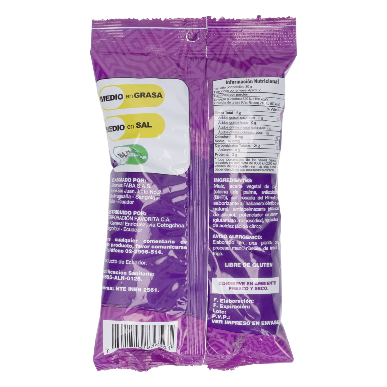Bocaditos De Maíz Triangulitos Habaneros EL ARTESANAL 50 G