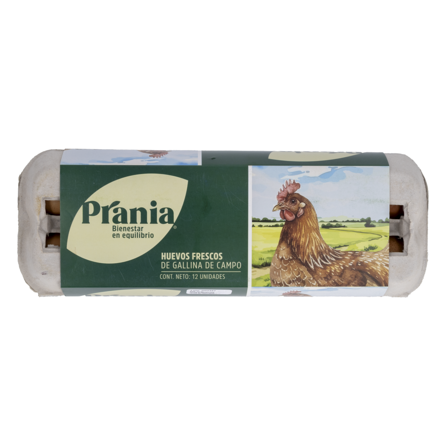 Huevos De Gallina De Campo PRANIA X 12 Uds