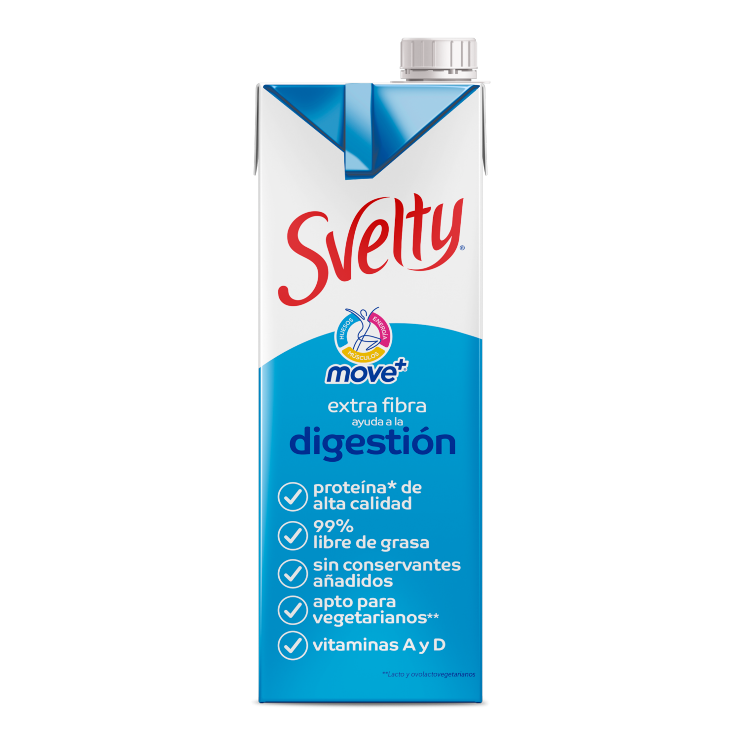 Leche Descremada Extra Fibra SVELTY 1000 Ml