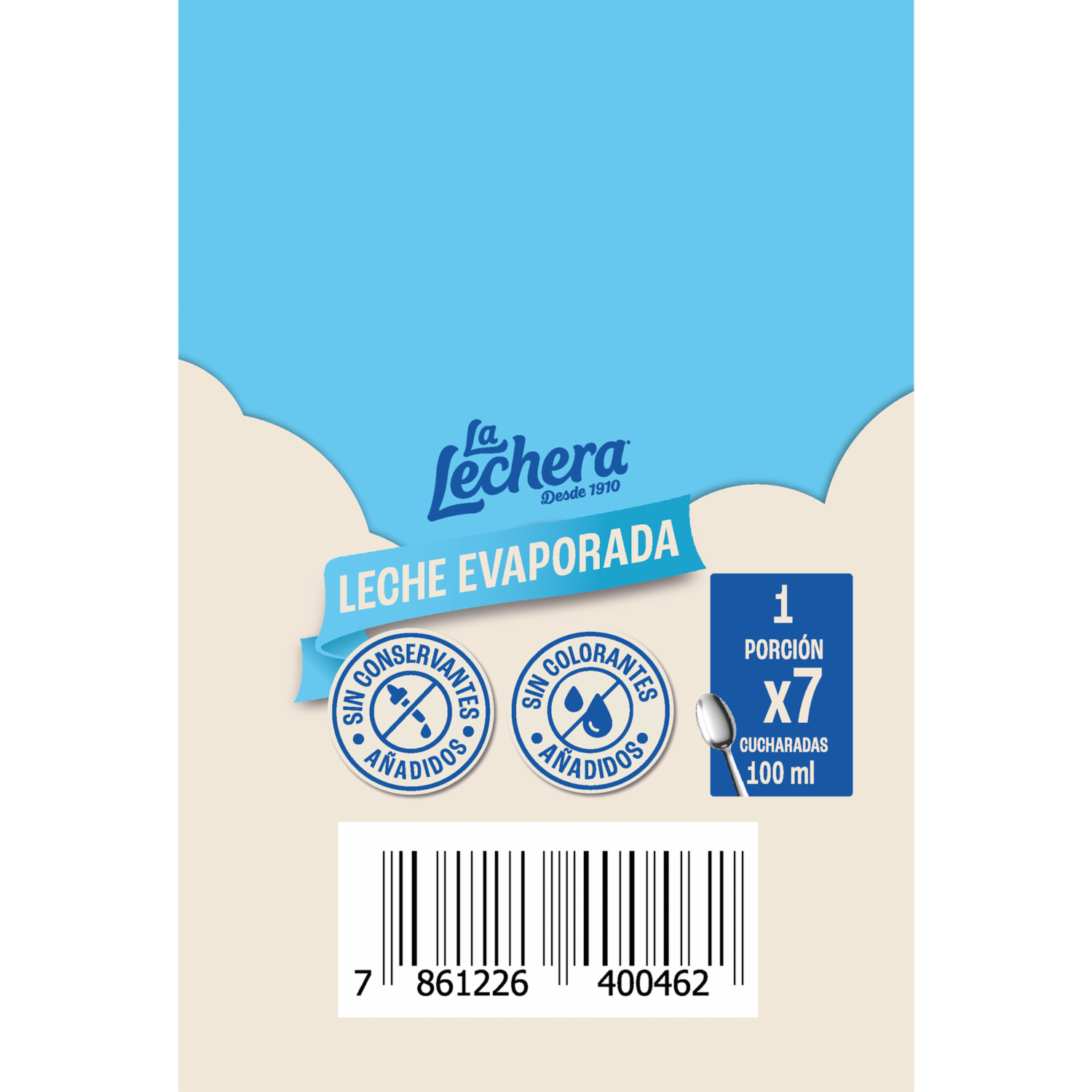 Leche Evaporada Semidescremada LA LECHERA 450 Ml