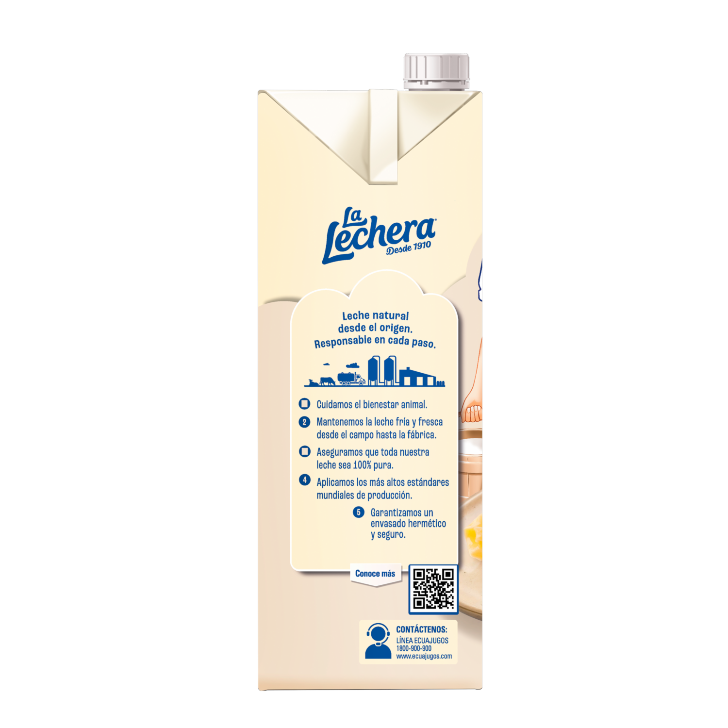 Crema De Leche UHT LA LECHERA 946 Ml