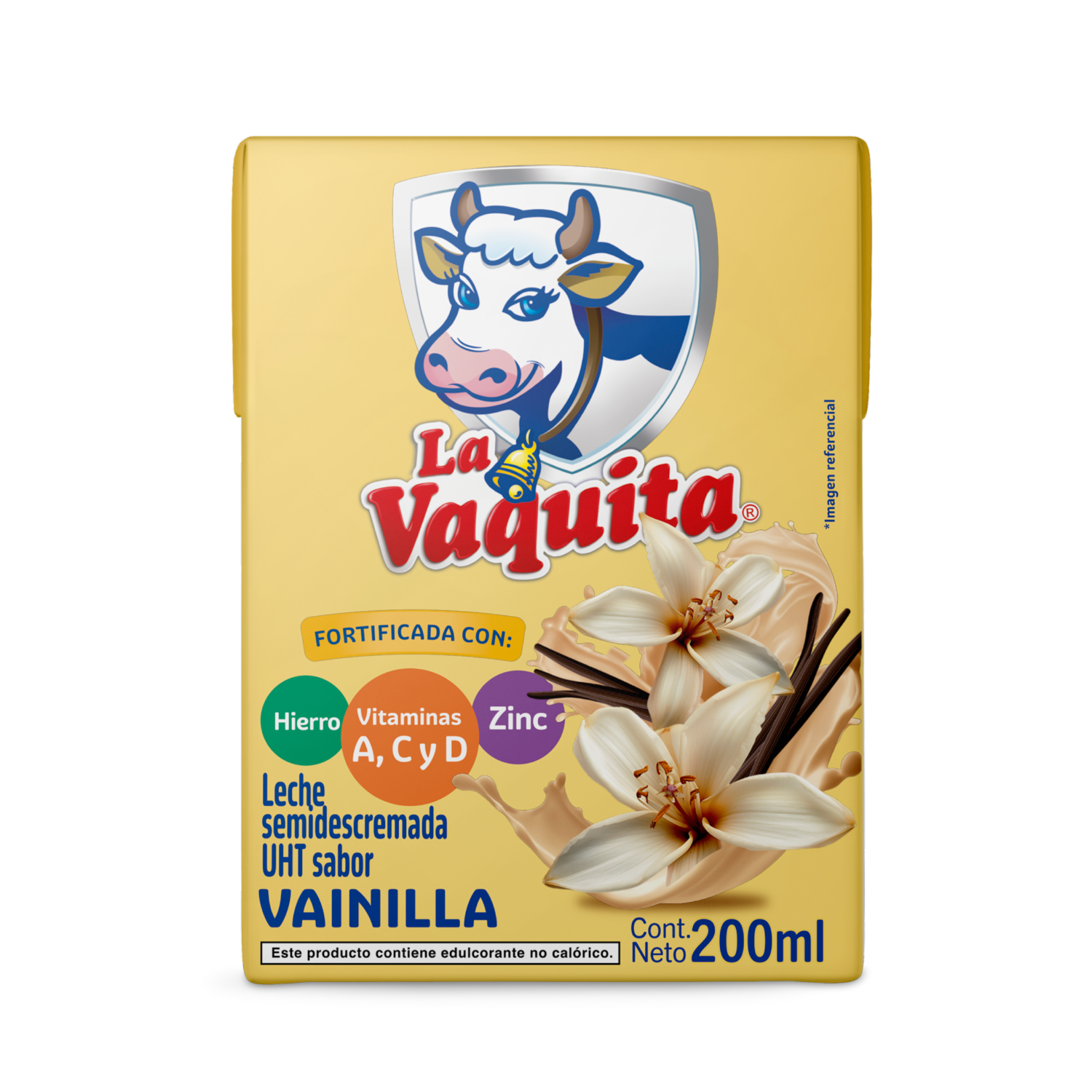 Leche Saborizada Vainilla LA VAQUITA 200 Ml
