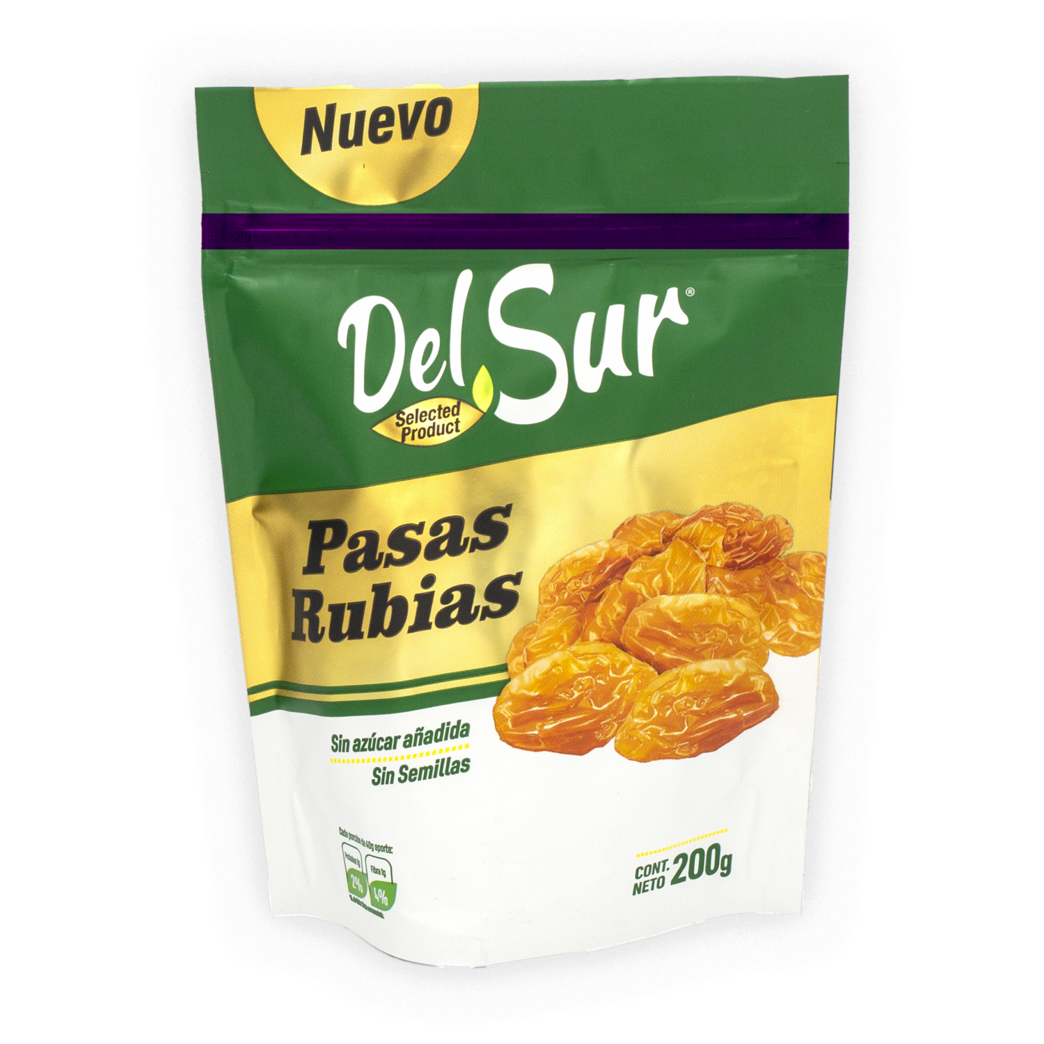 Pasas Rubias DEL SUR 200 G