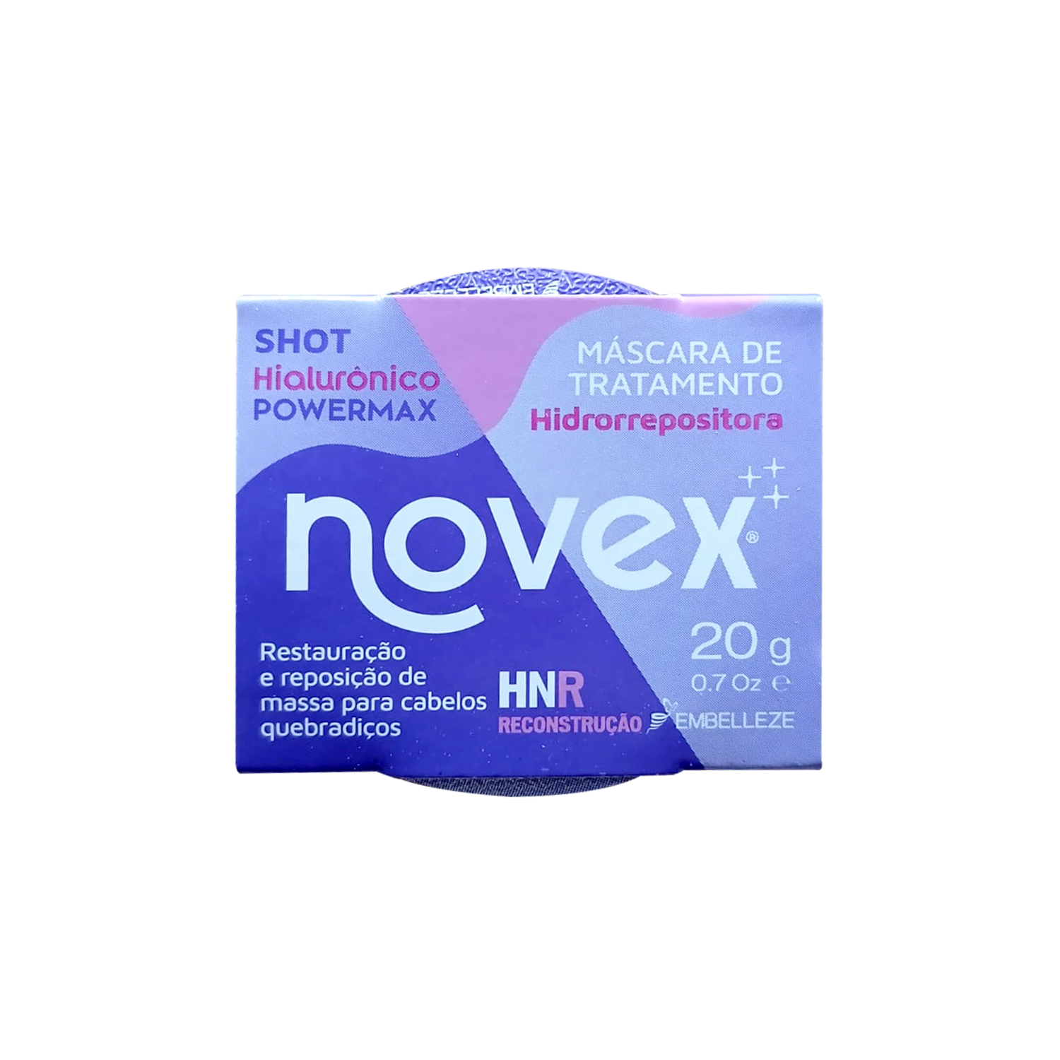 Mascara Capilar Shot Hialuronico Powermask NOVEX 20 G