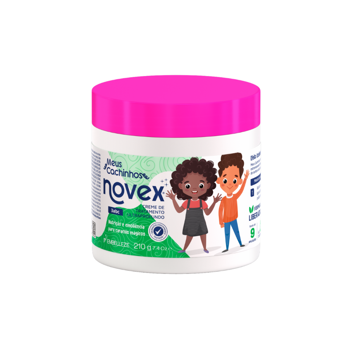 Tratamiento Capilar Para Niños Meus Cachinhos Cabello Rizado NOVEX 210 G