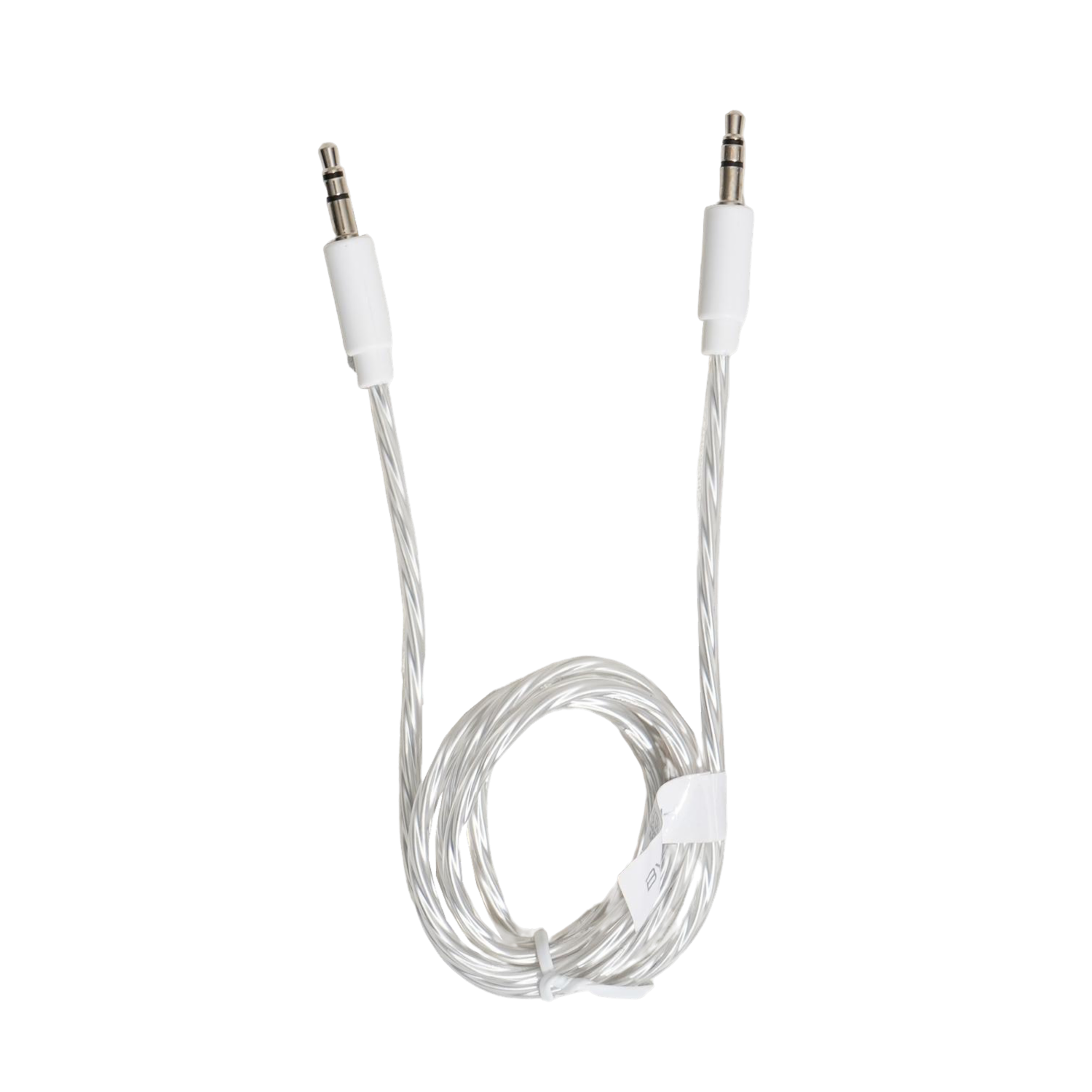 Cable Auxiliar Transparente Para Audio BYTECH 3,5 Pies
