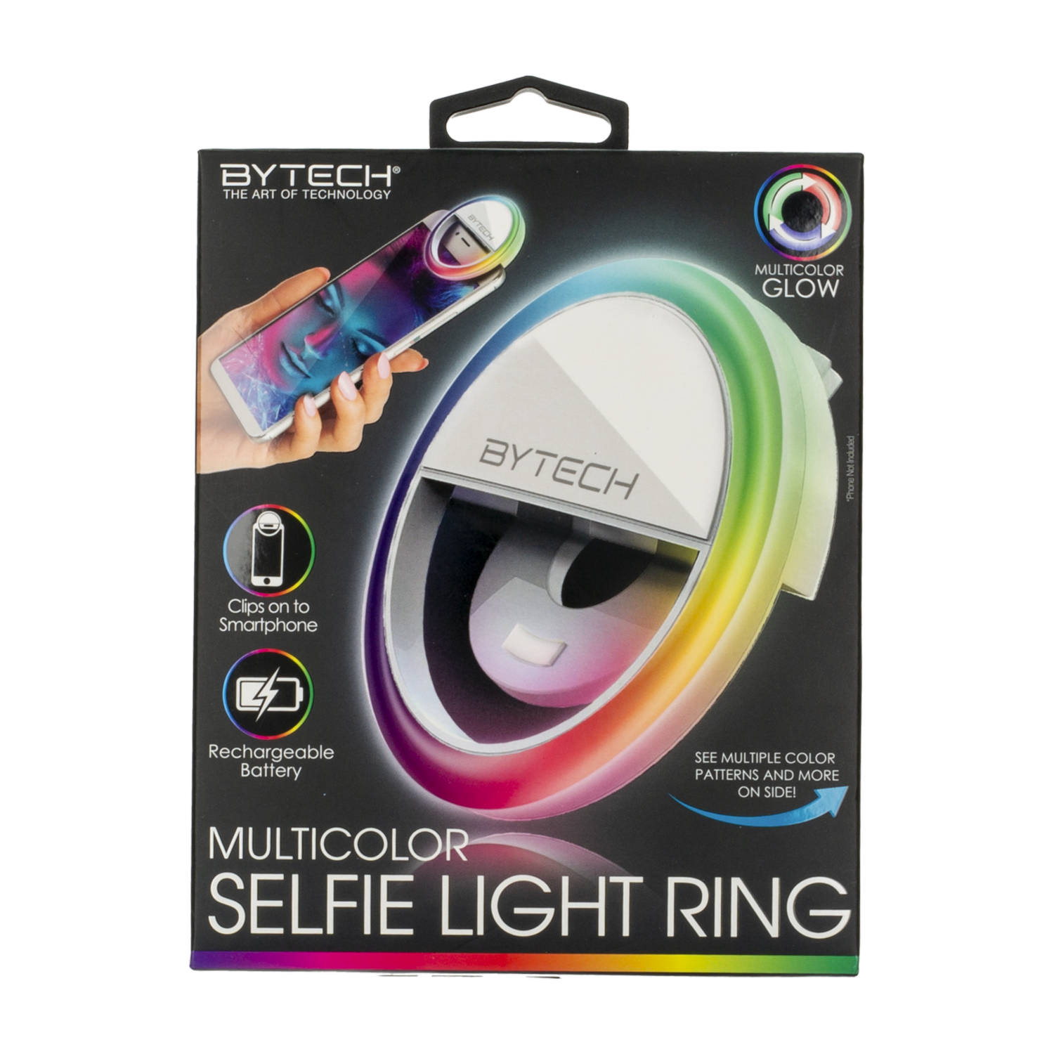 Mini Aro De Luz Led Para Selfies Multicolor BYTECH Inalámbrica