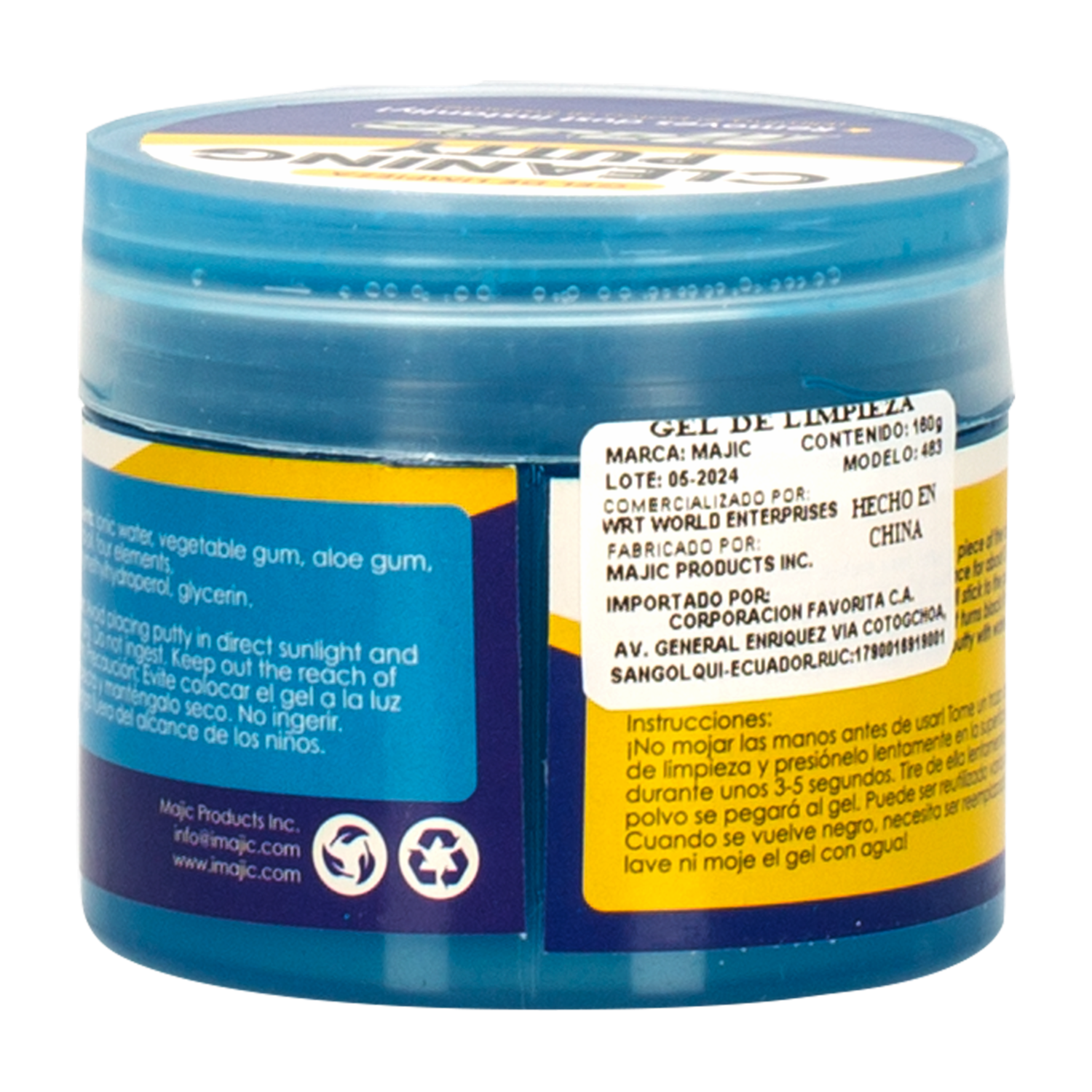 Gel De Limpieza Cleaning Putty MAJIC 160 G