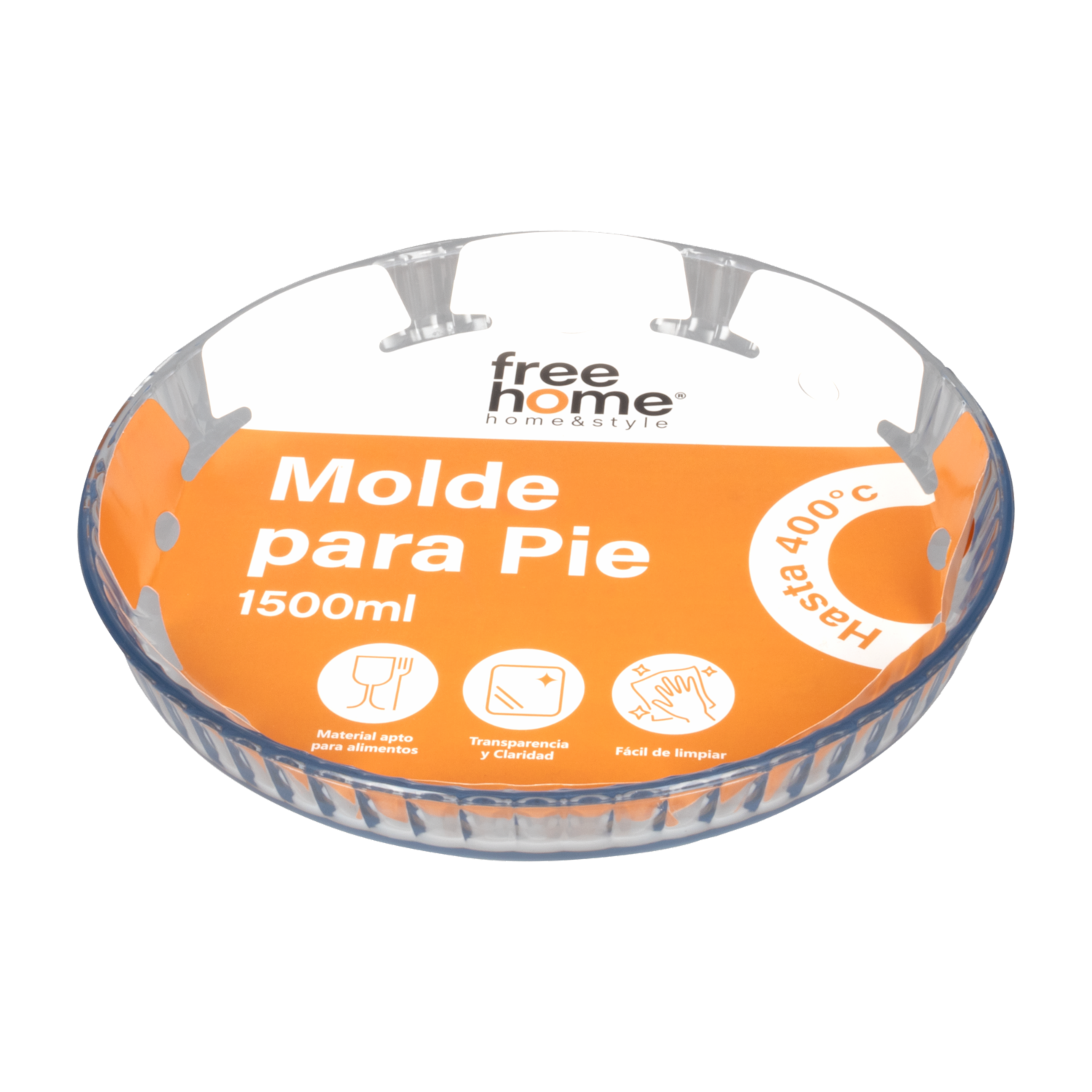 Molde Pie FREE HOME 1500 Ml