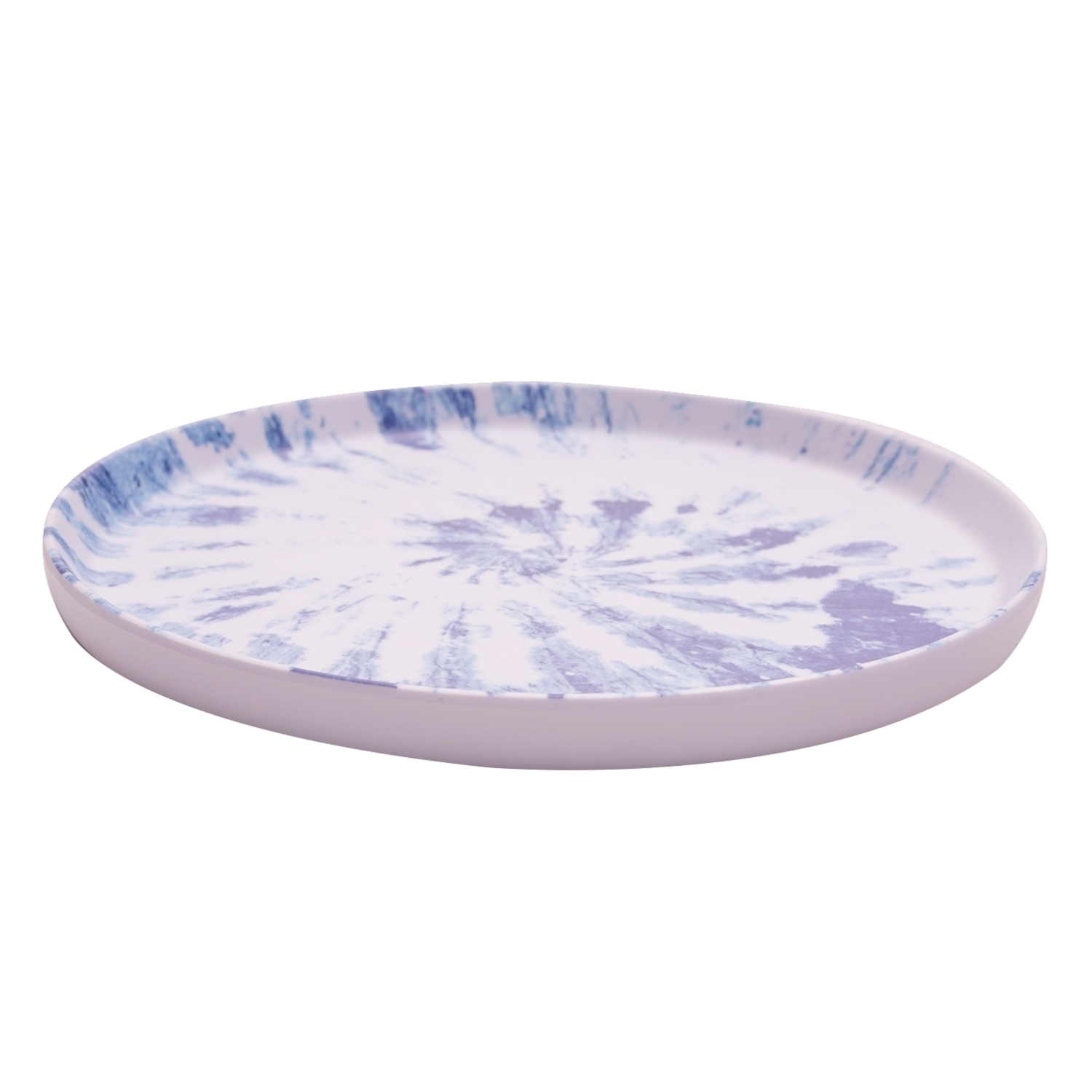 Plato Tendido Marmoleado Azul FREE HOME 20 Cm
