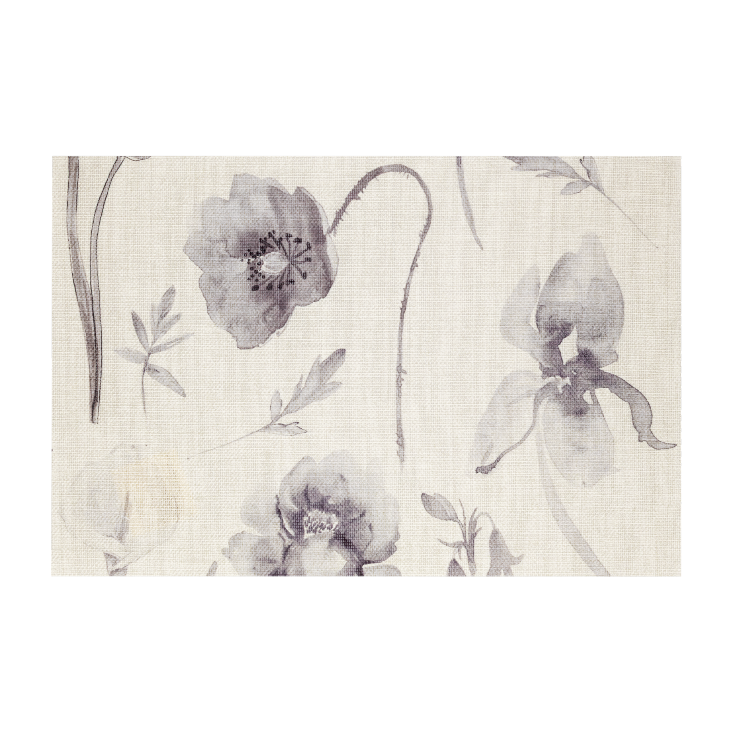 Individual Flores Grises FREE HOME