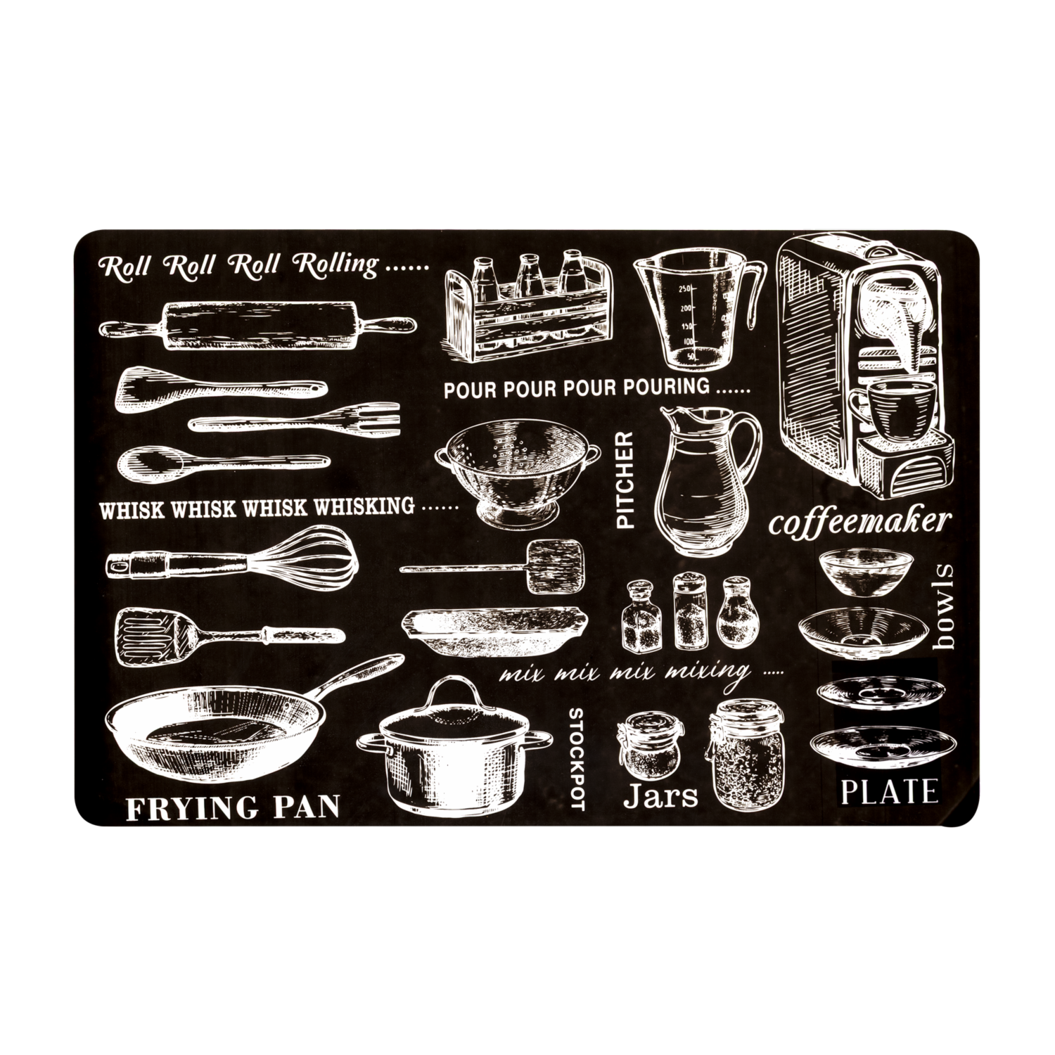 Individual Gris Utensilios Cocina FREE HOME