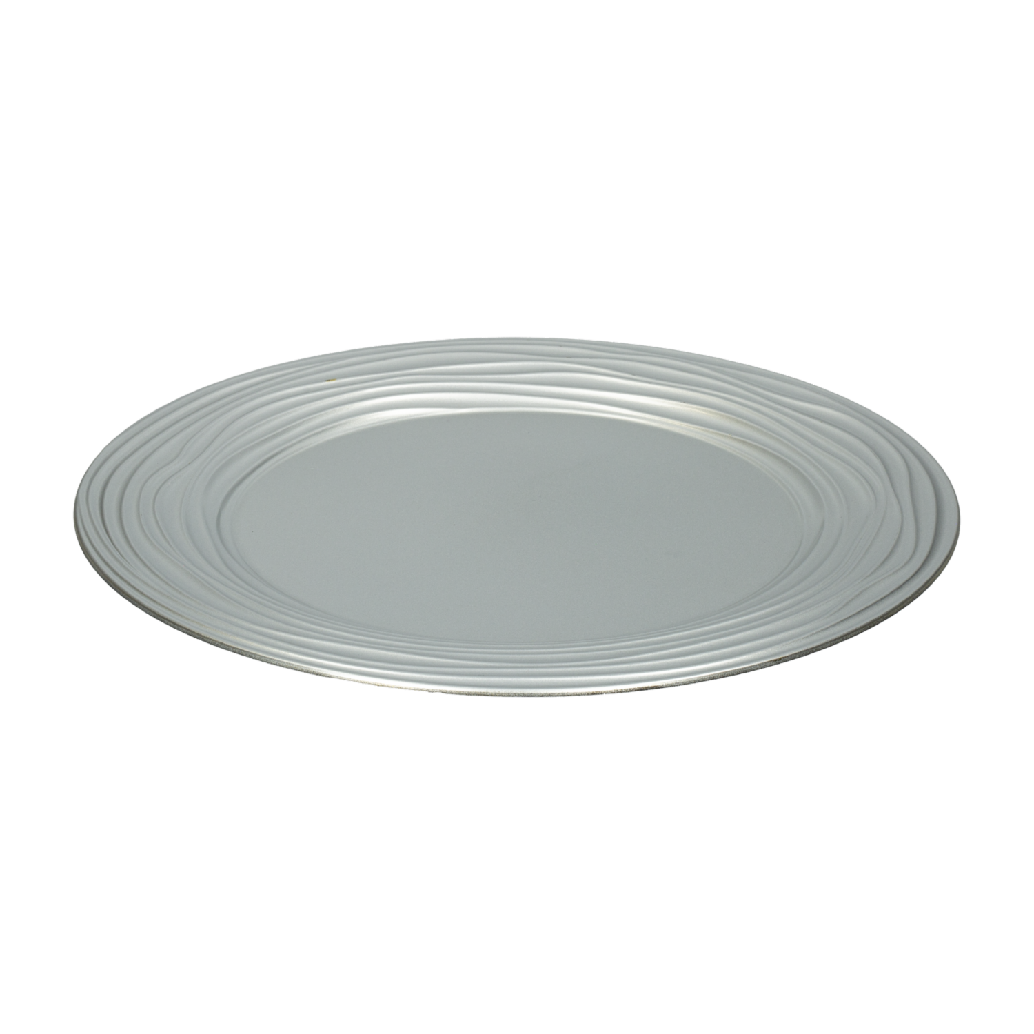 Plato Base Olas Plateado Z&L 33 CM