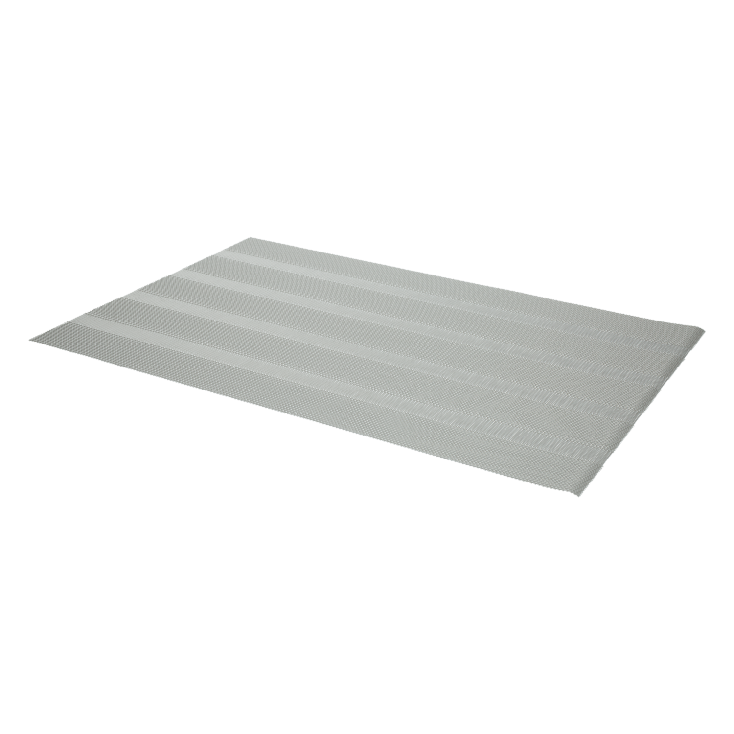 Individual Metálico Plateado FREE HOME Rectangular