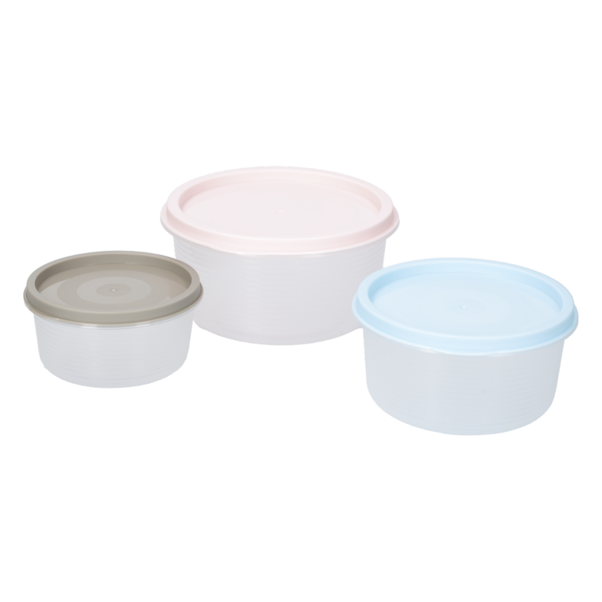 Set Reposteros Cuadrados Colores Pastel HAIXIN PLASTIC 3 Piezas