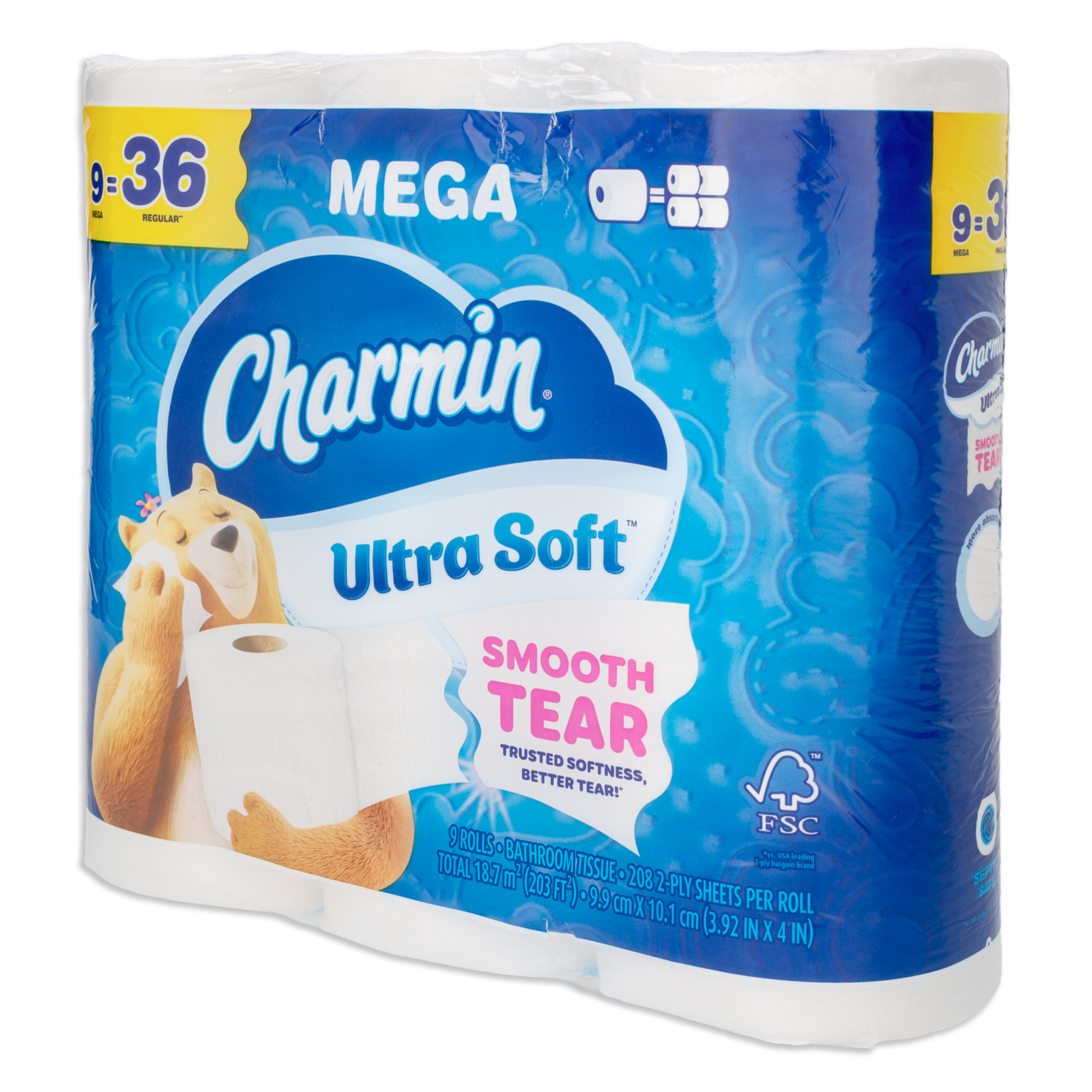 Papel Higiénico Ultra Soft Mega Rollo CHARMIN X9 Rollos
