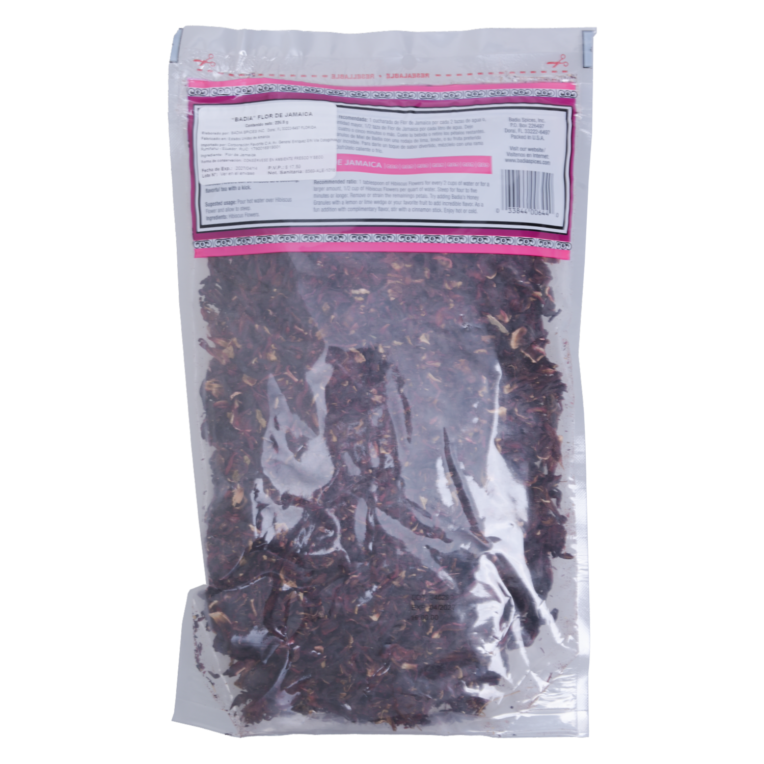 Infusión Aromática Flor De Jamaica BADIA 226 g